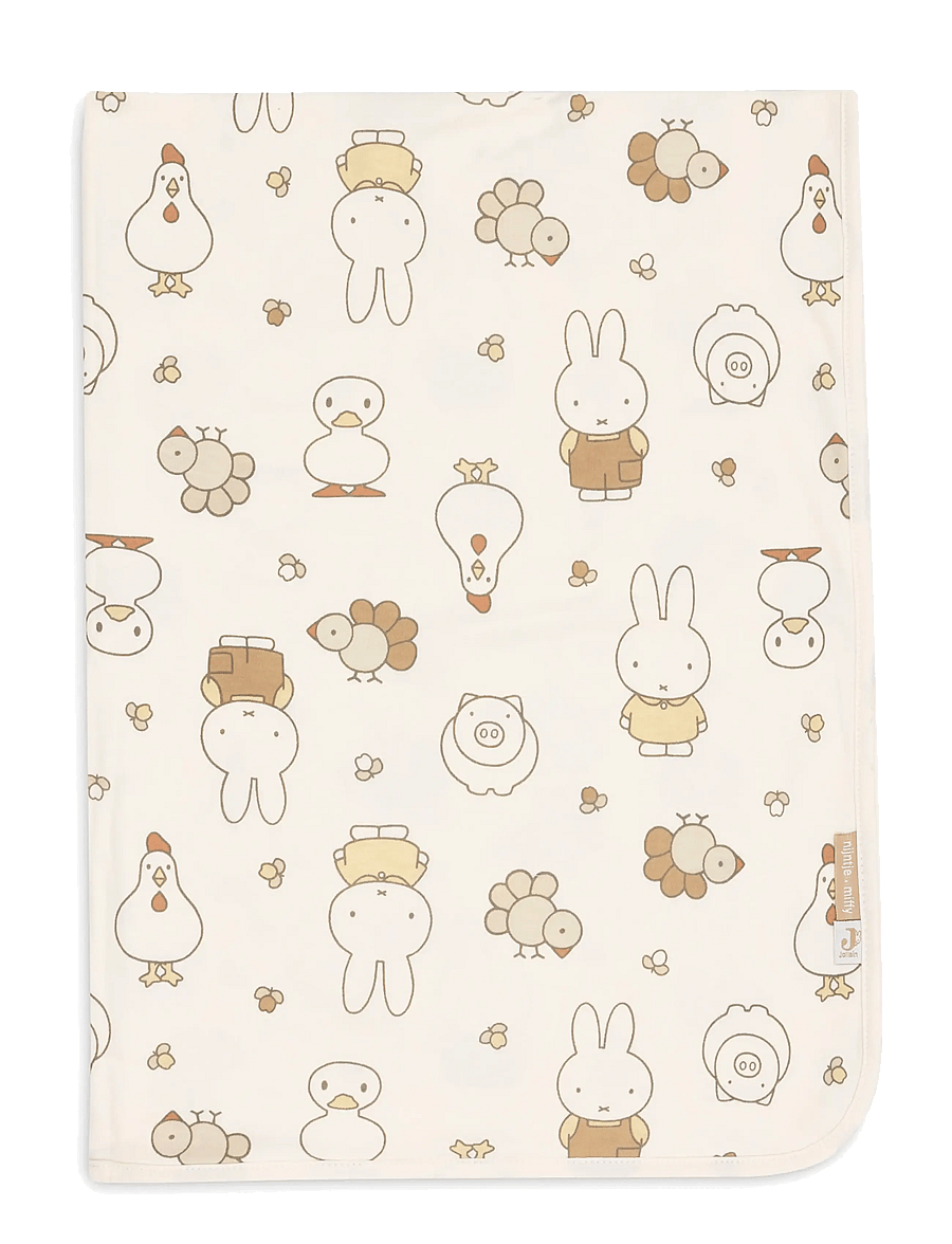 Jollein - Blanket - Jersey - schmusetuch - miffy family farm - 1
