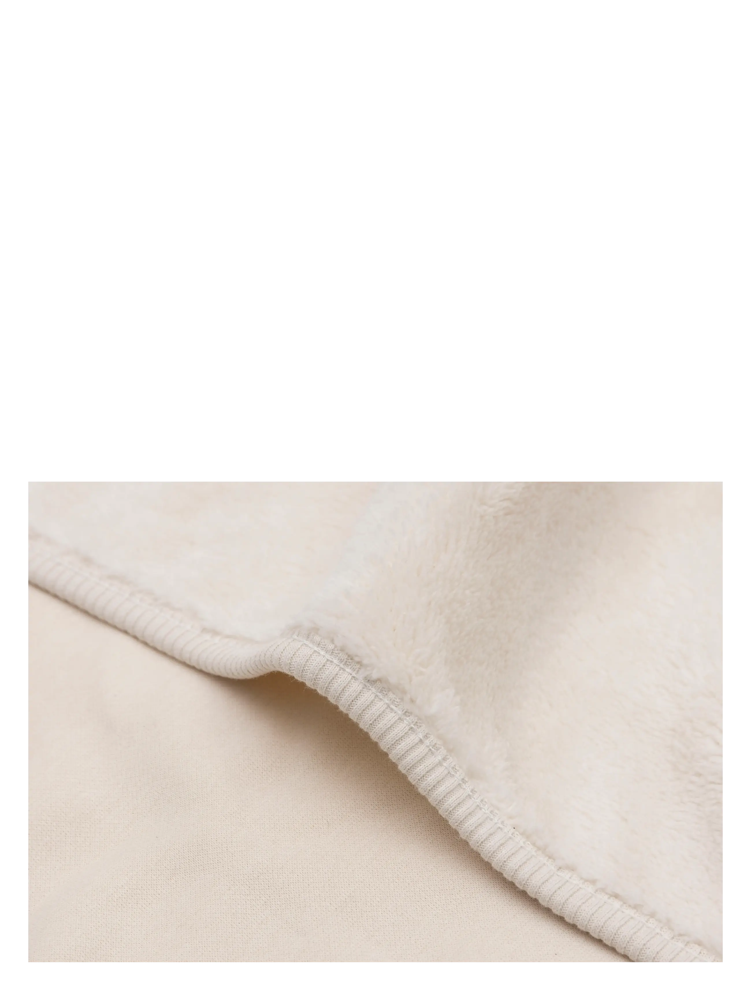 Jollein - Blanket - Reversible - Basic - Sherpa - Jersey - oatmeal - 4