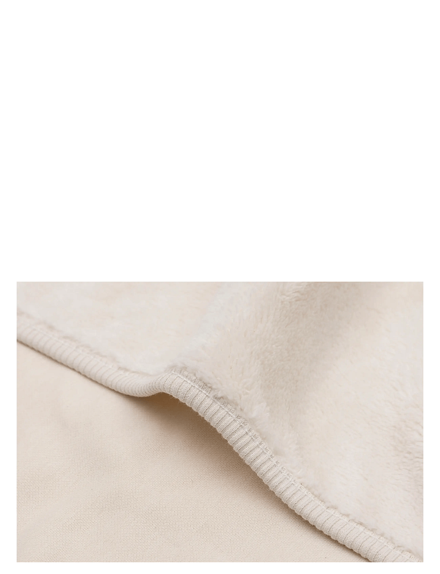 Jollein - Blanket - Reversible - Basic - Sherpa - Jersey - oatmeal - 4