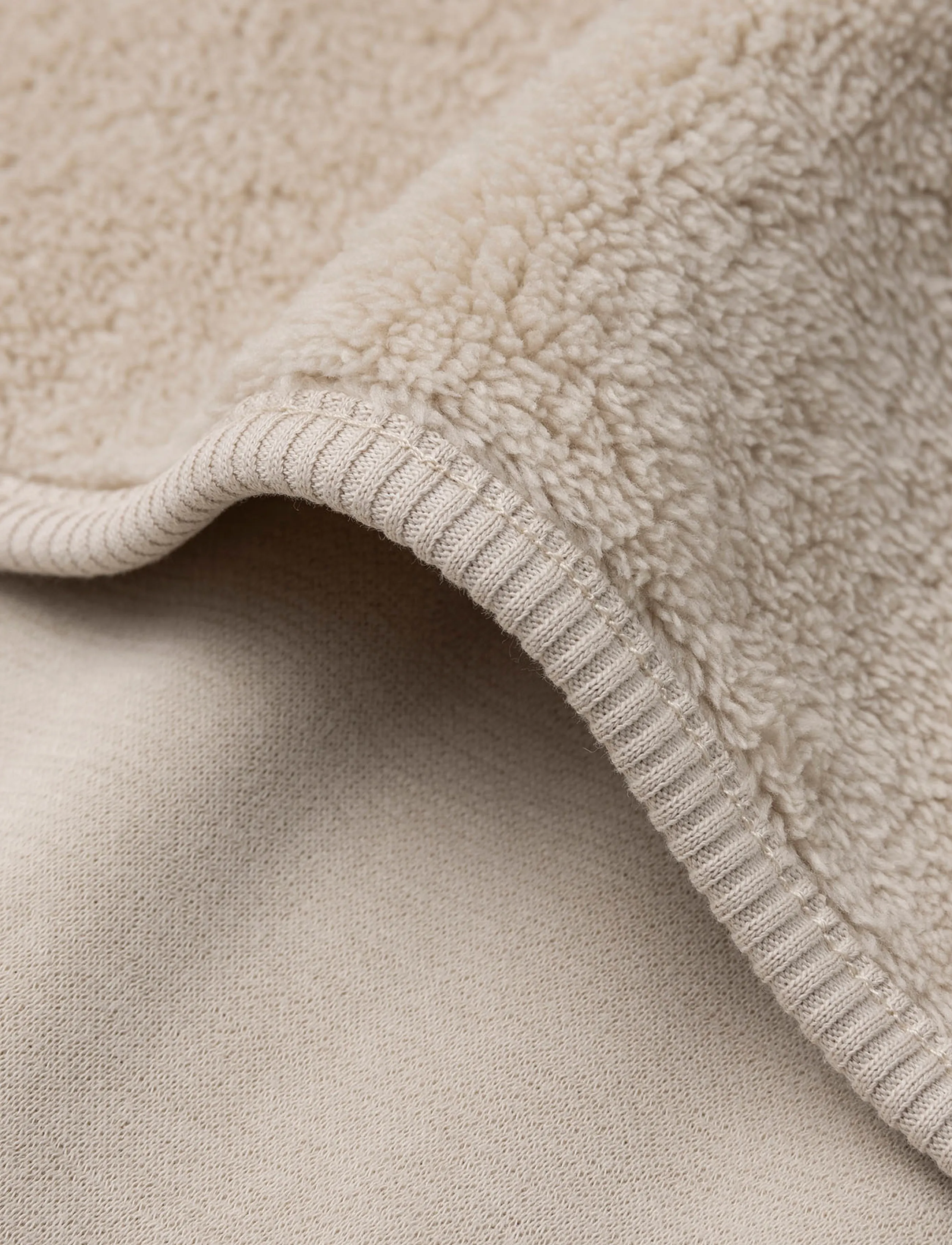Jollein - Blanket - Reversible - Basic - Sherpa - Jersey - babydecken - warm sand - 4