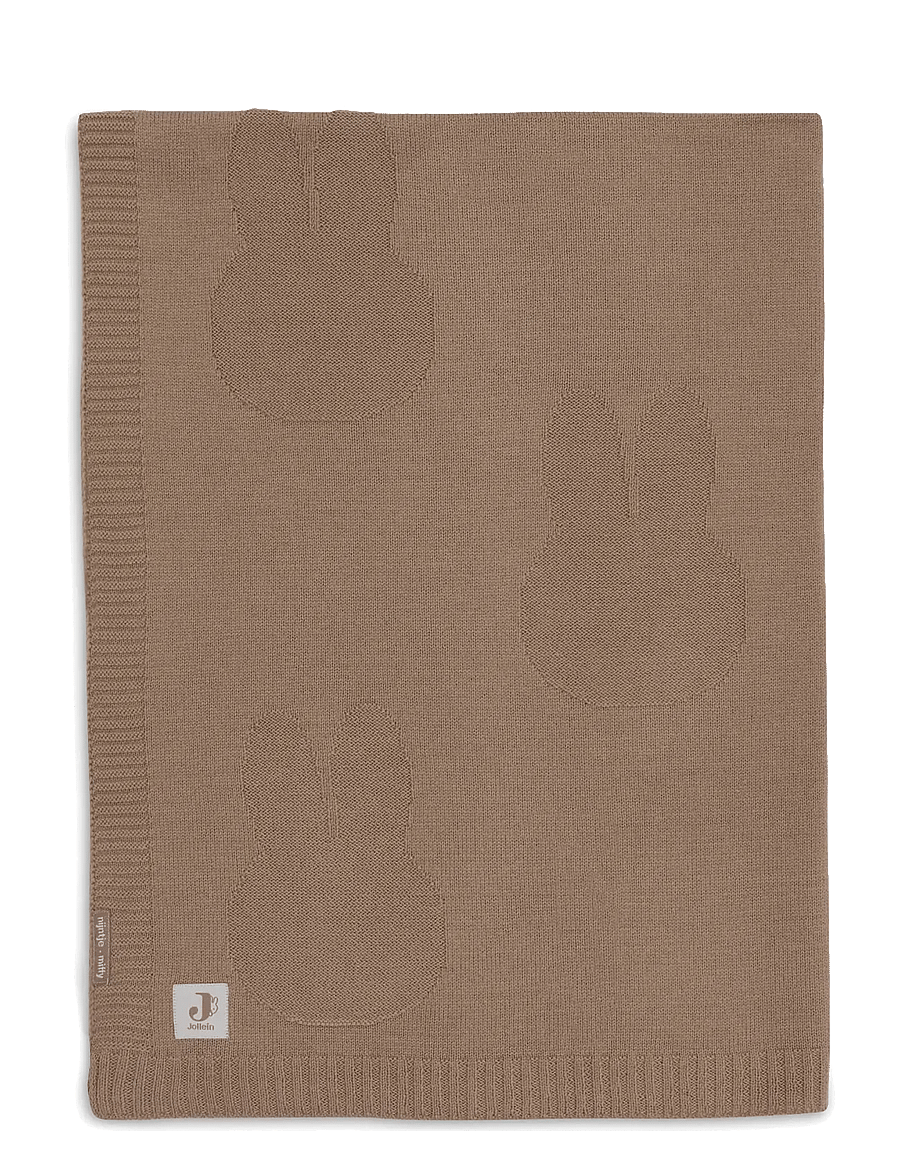 Jollein - Blanket - Basic Knit - babyfiltar - biscuit - 1