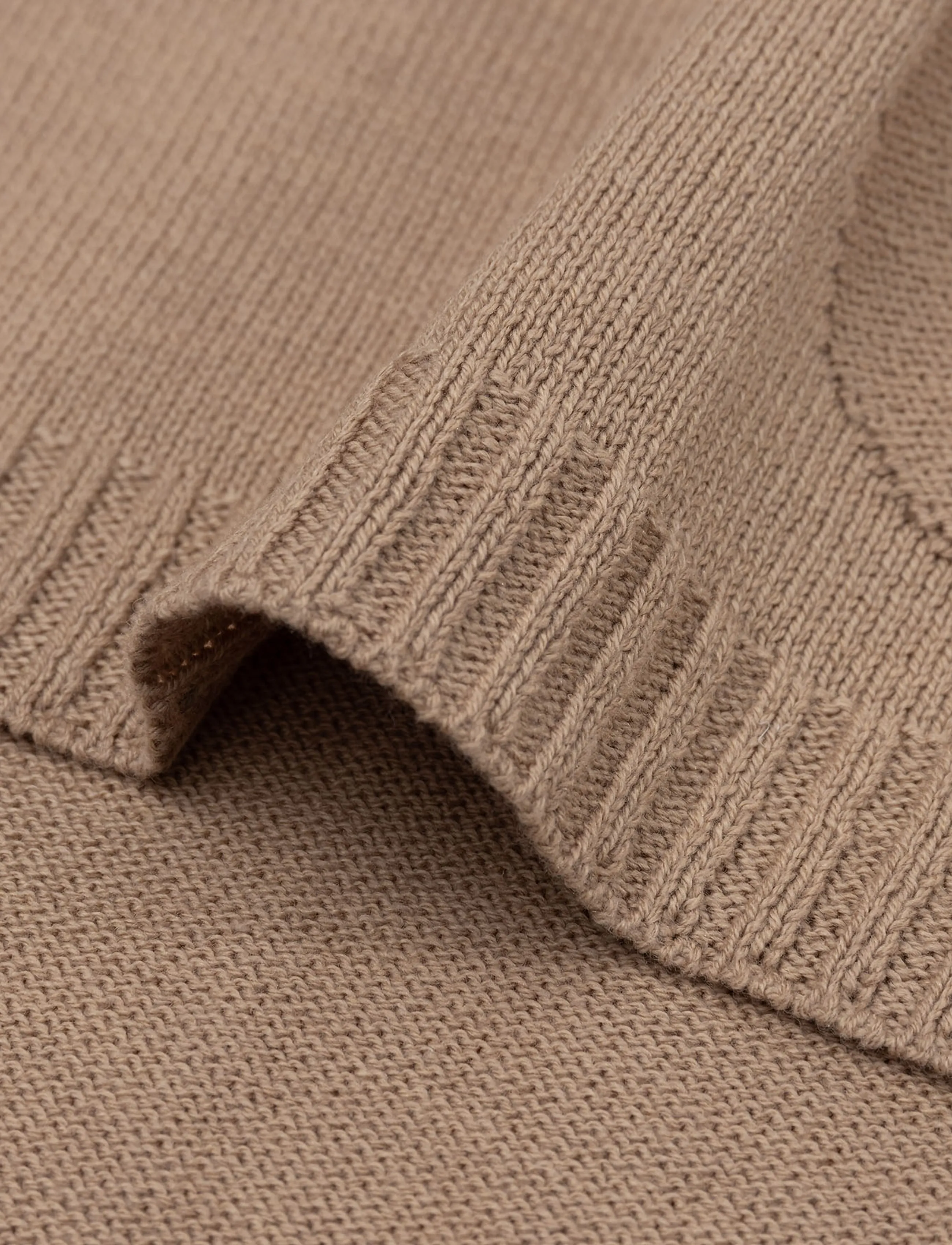 Jollein - Blanket - Basic Knit - babyfiltar - biscuit - 5