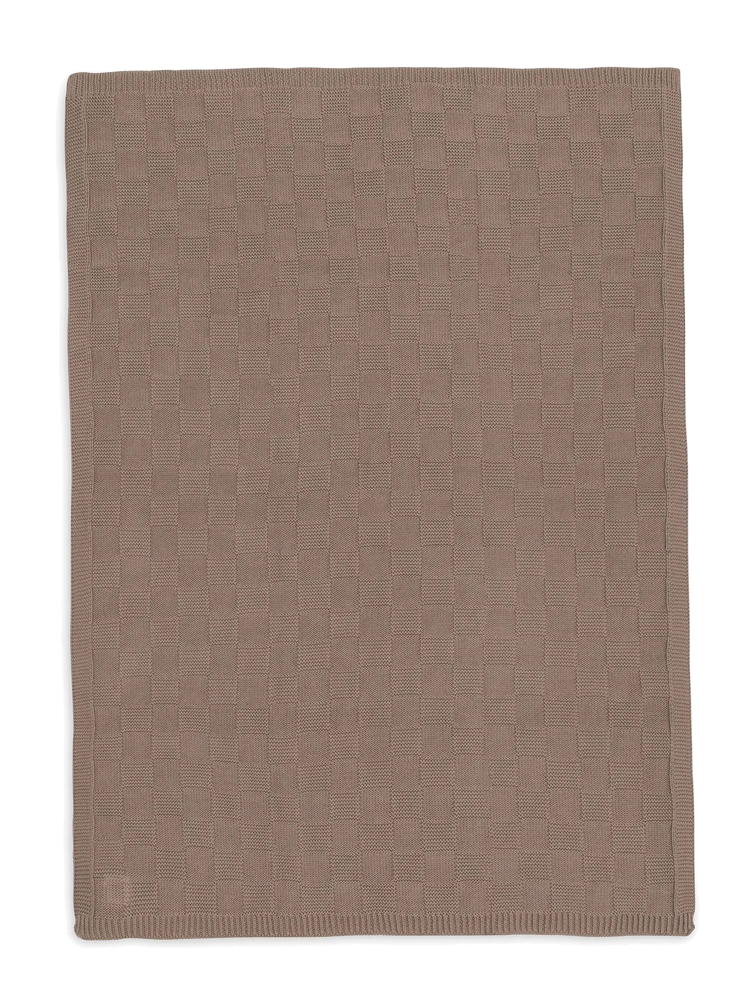 Jollein - Blanket - Box Knit - GOTS - milky coffee - 2