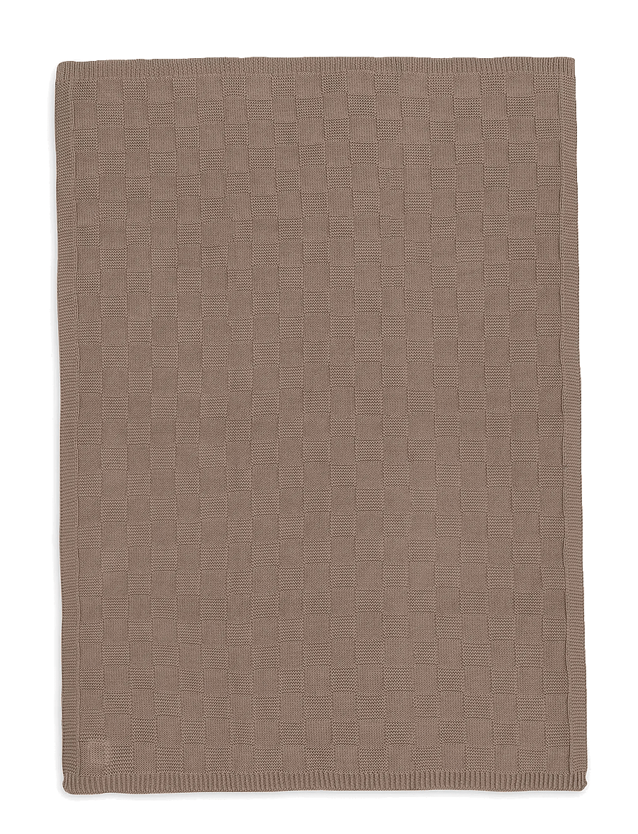 Jollein - Blanket - Box Knit - GOTS - milky coffee - 2