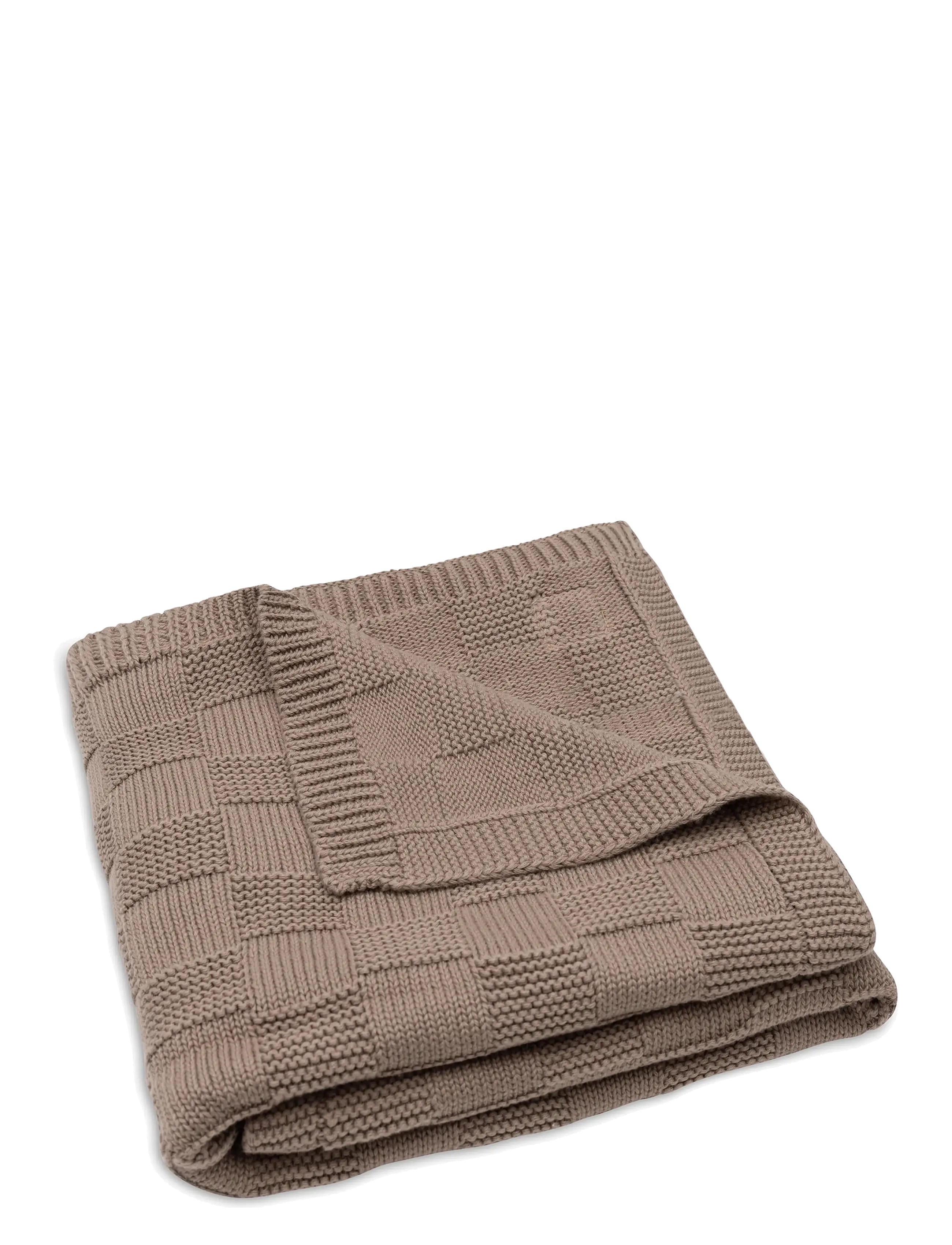 Jollein - Blanket - Box Knit - GOTS - milky coffee - 3