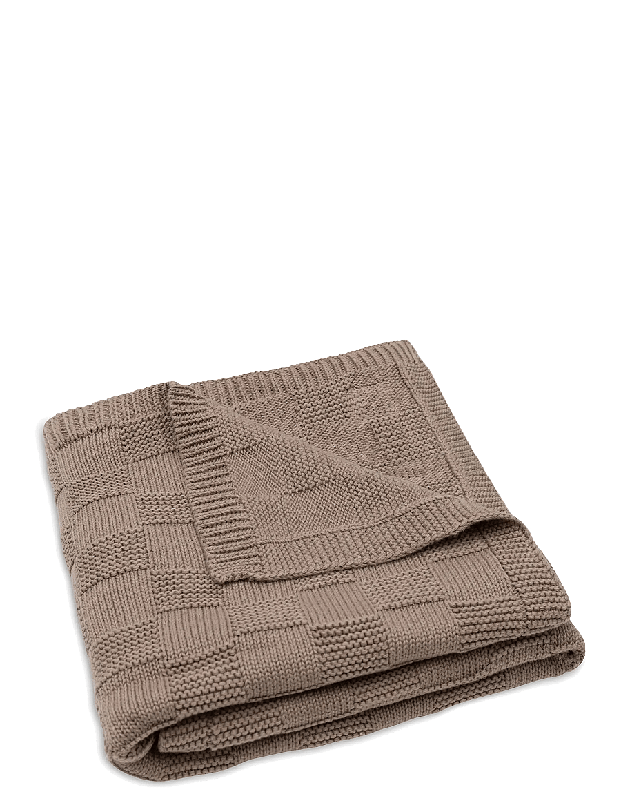 Jollein - Blanket - Box Knit - GOTS - milky coffee - 3
