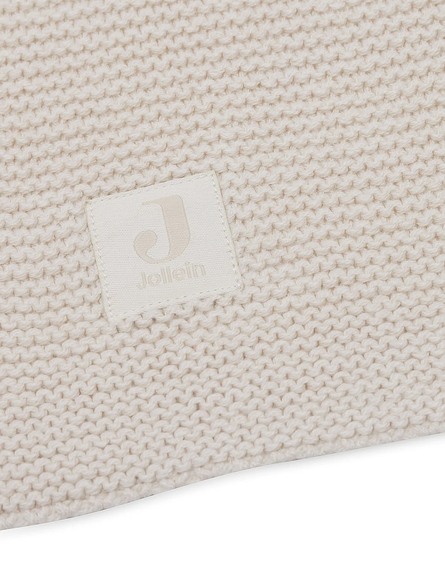 Jollein - Blanket - Box Knit - GOTS - babyfiltar - oatmeal - 4