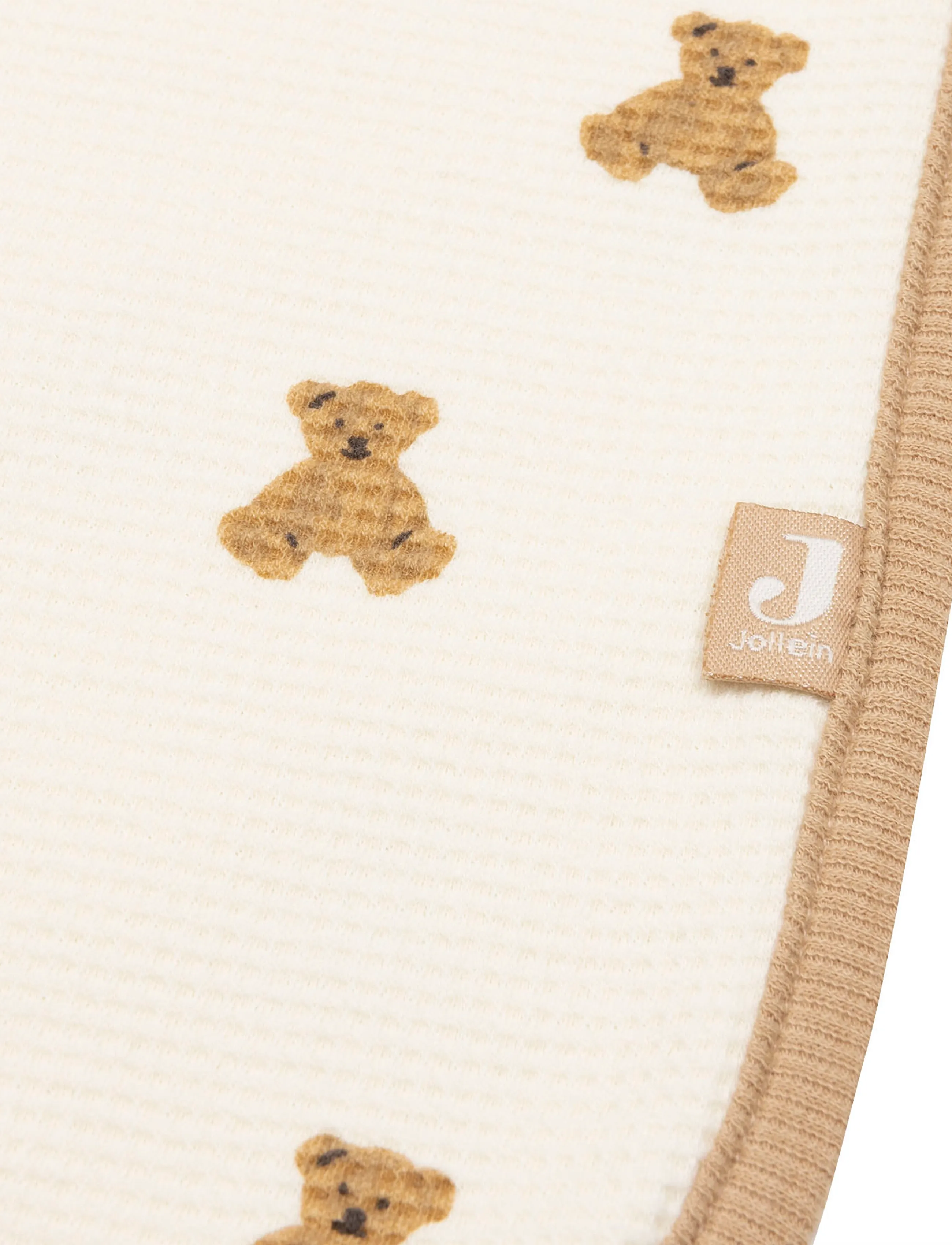 Jollein - Blanket - Box Knit - GOTS - babyfiltar - teddy bear - 4