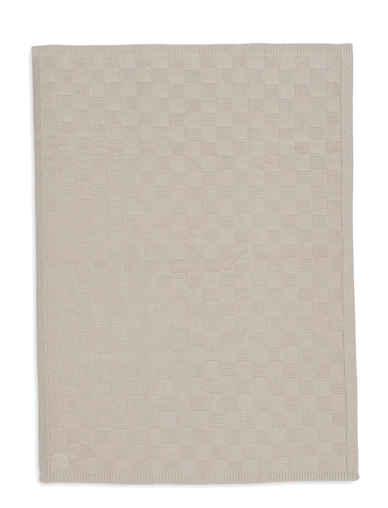 Jollein - Blanket - Box Knit - GOTS - babyfiltar - warm sand - 2