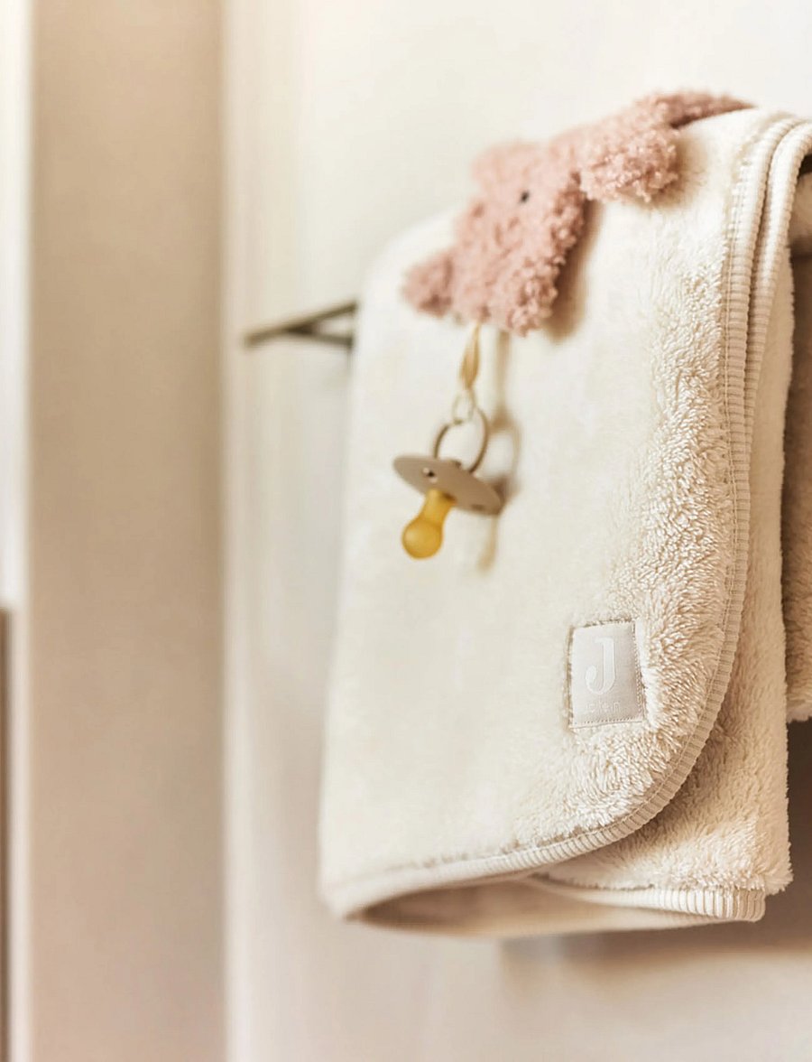 Jollein - Blanket - Reversible - Basic - Sherpa - Jersey - babyfiltar - warm sand - 0