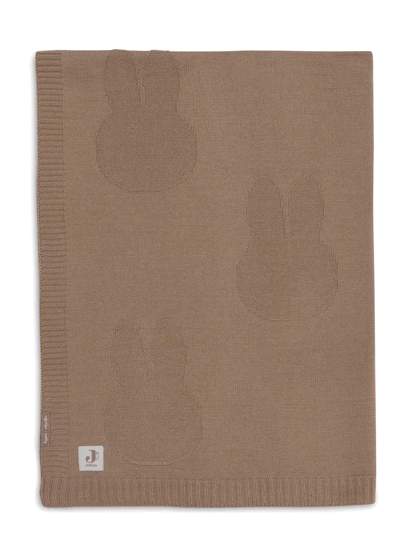Jollein Blanket - Box Knit - GOTS - Babyprodukter - BISCUIT / beige
