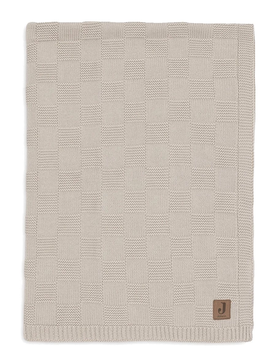 Jollein - Blanket - Basic Knit - babyfiltar - warm sand - 1