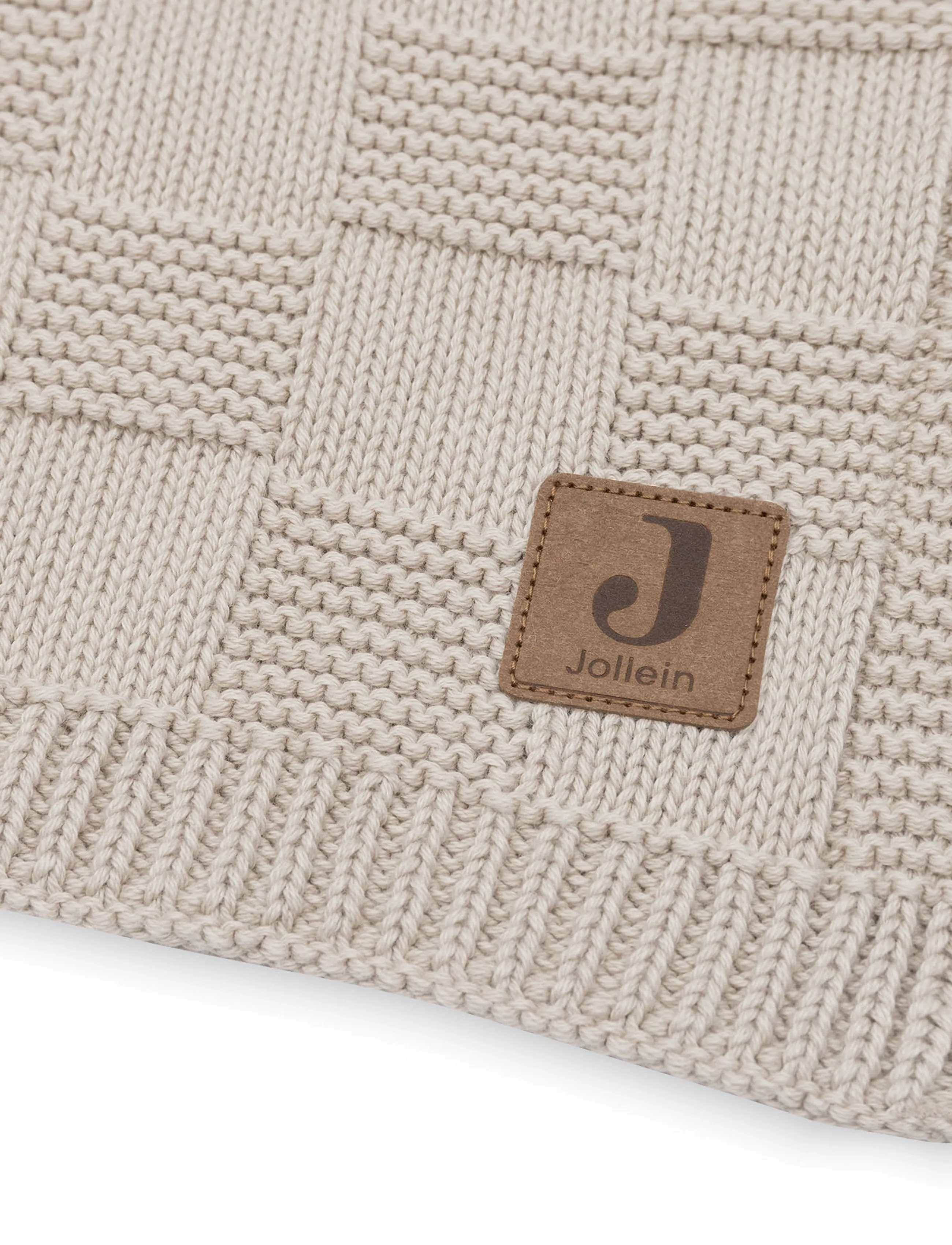 Jollein - Blanket - Basic Knit - babyfiltar - warm sand - 4