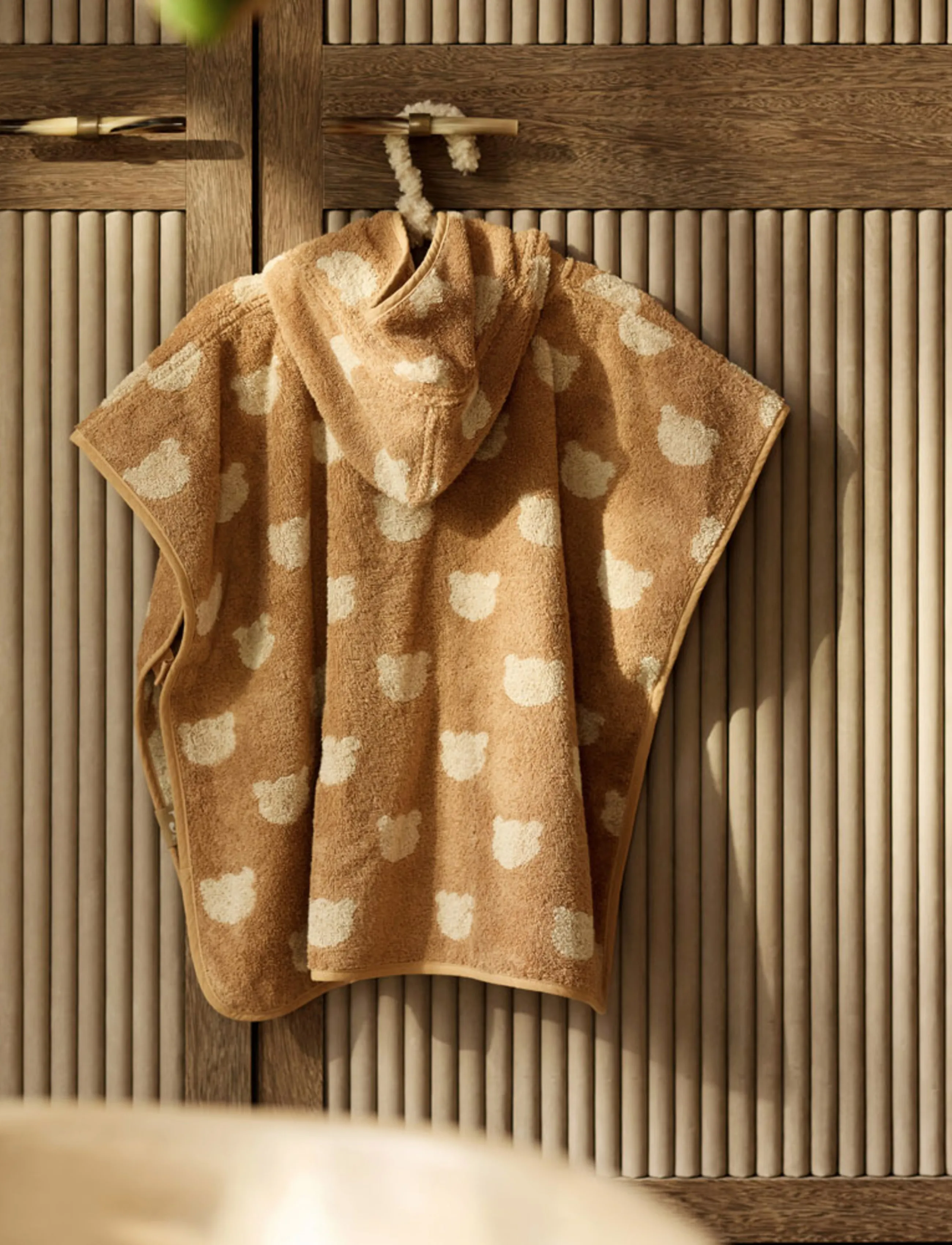 Jollein Bath poncho Terry - Morgonrockar - BISCUIT / brown