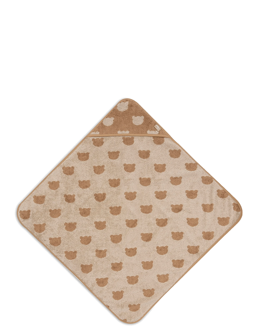 Jollein - Bath Cape Terry - bademäntel - biscuit - 0