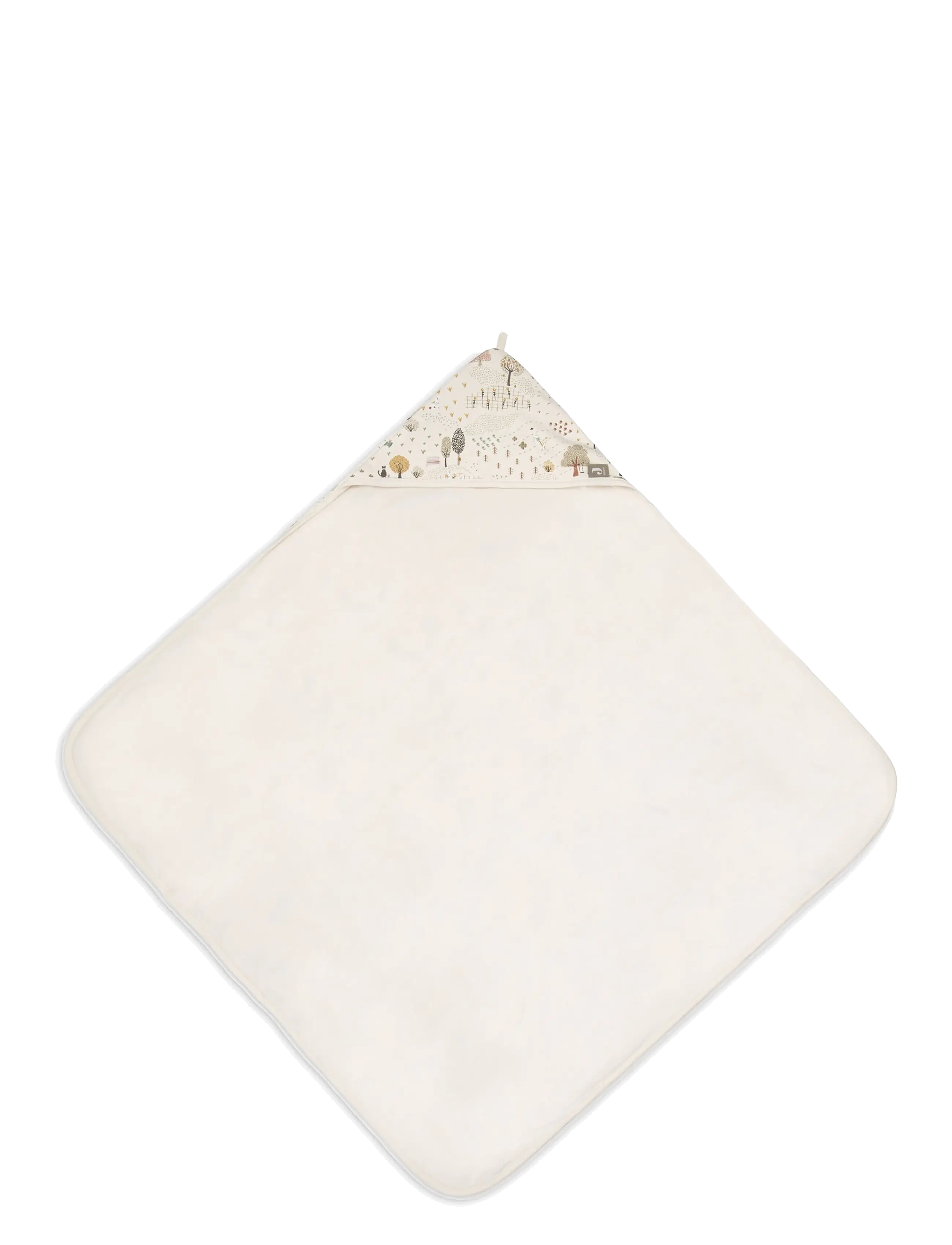Jollein Bathcape, Bath Poncho, Creme, Str: 75X75
