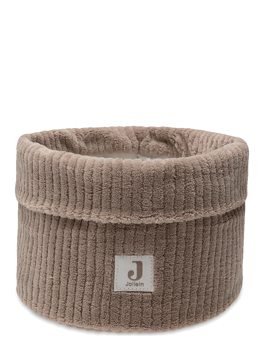 Jollein - Changing Table Basket - Cloudy Rib - wickeltische - milky coffee - 1