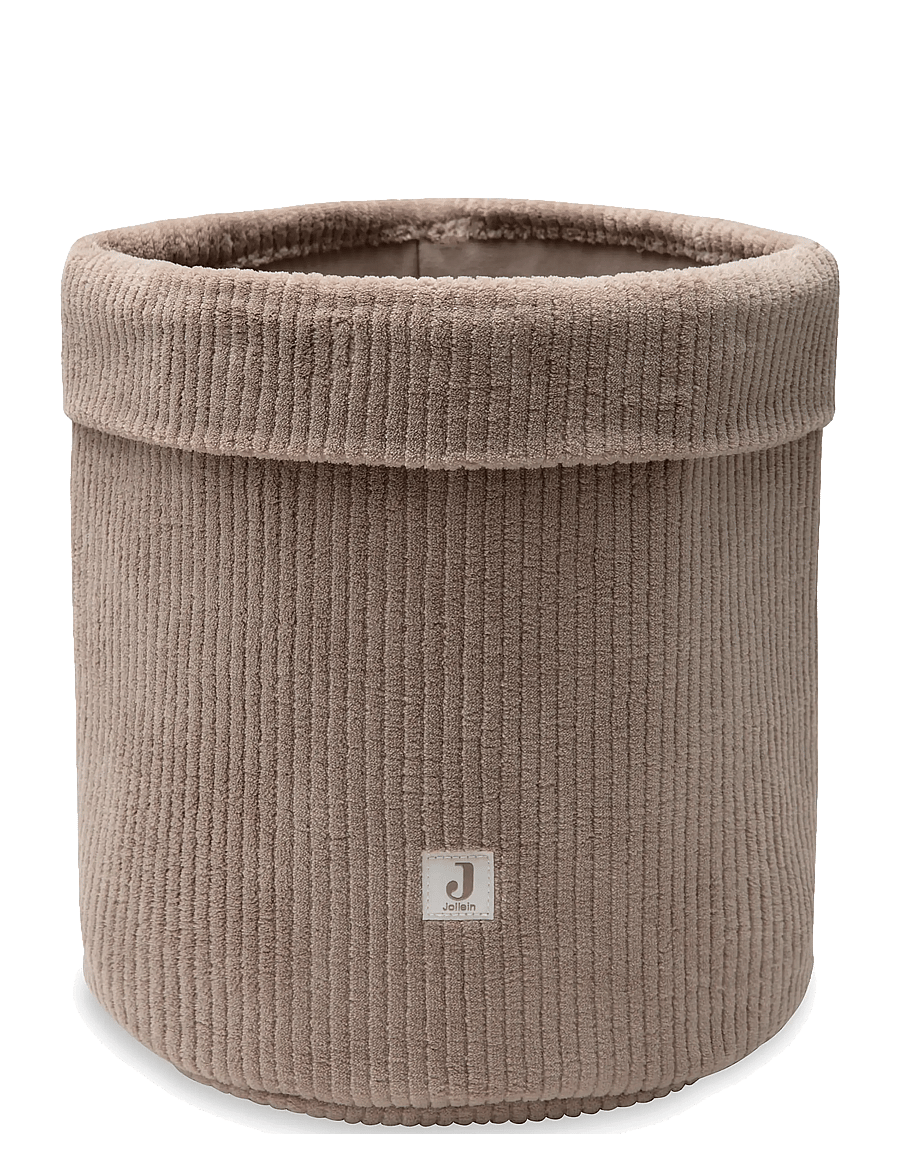 Jollein - Changing Table Basket - Cloudy Rib - aufbewahrungskörbe - milky coffee - 0