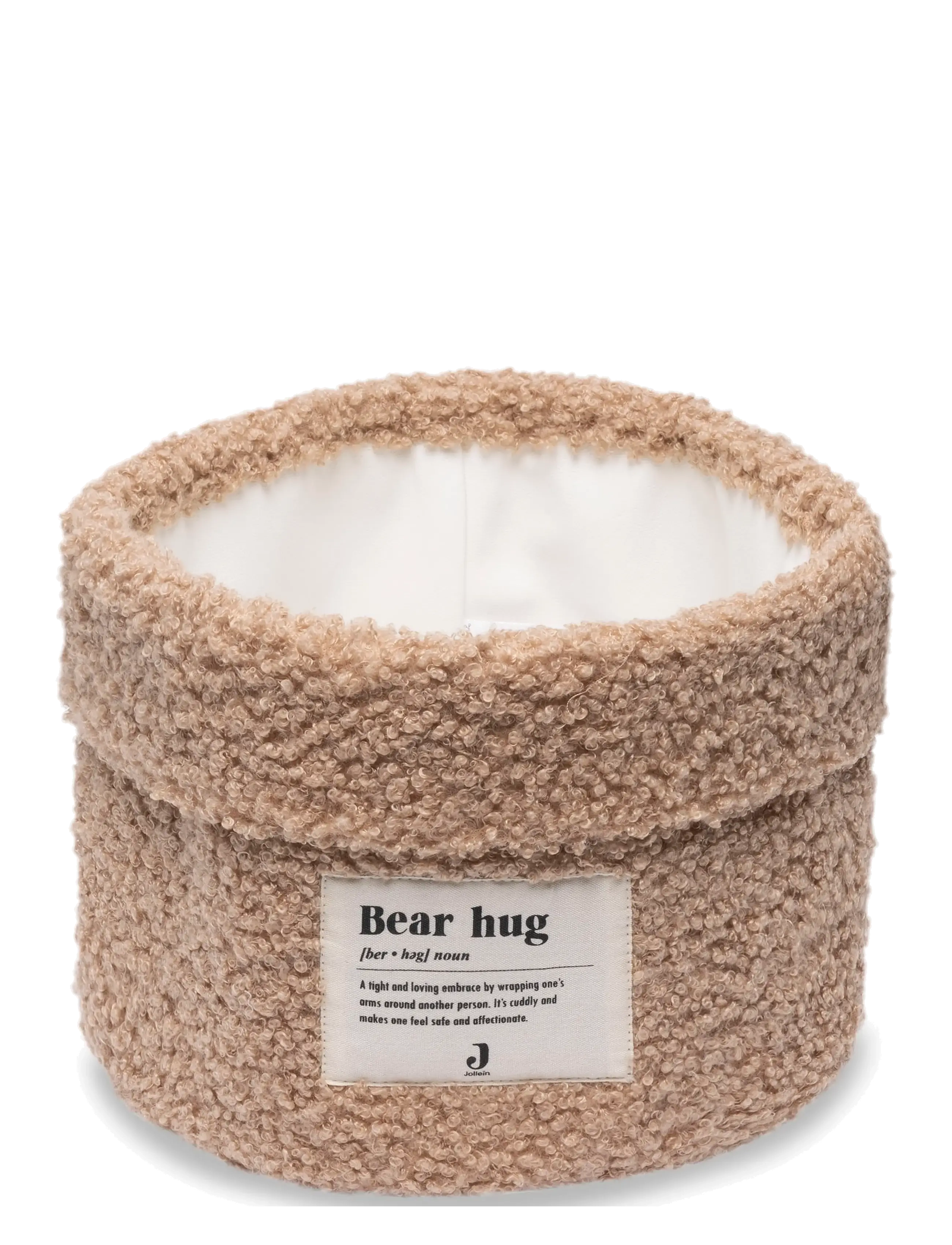 Jollein Changing Table Basket Boucle - Babyprodukter - BISCUIT / beige