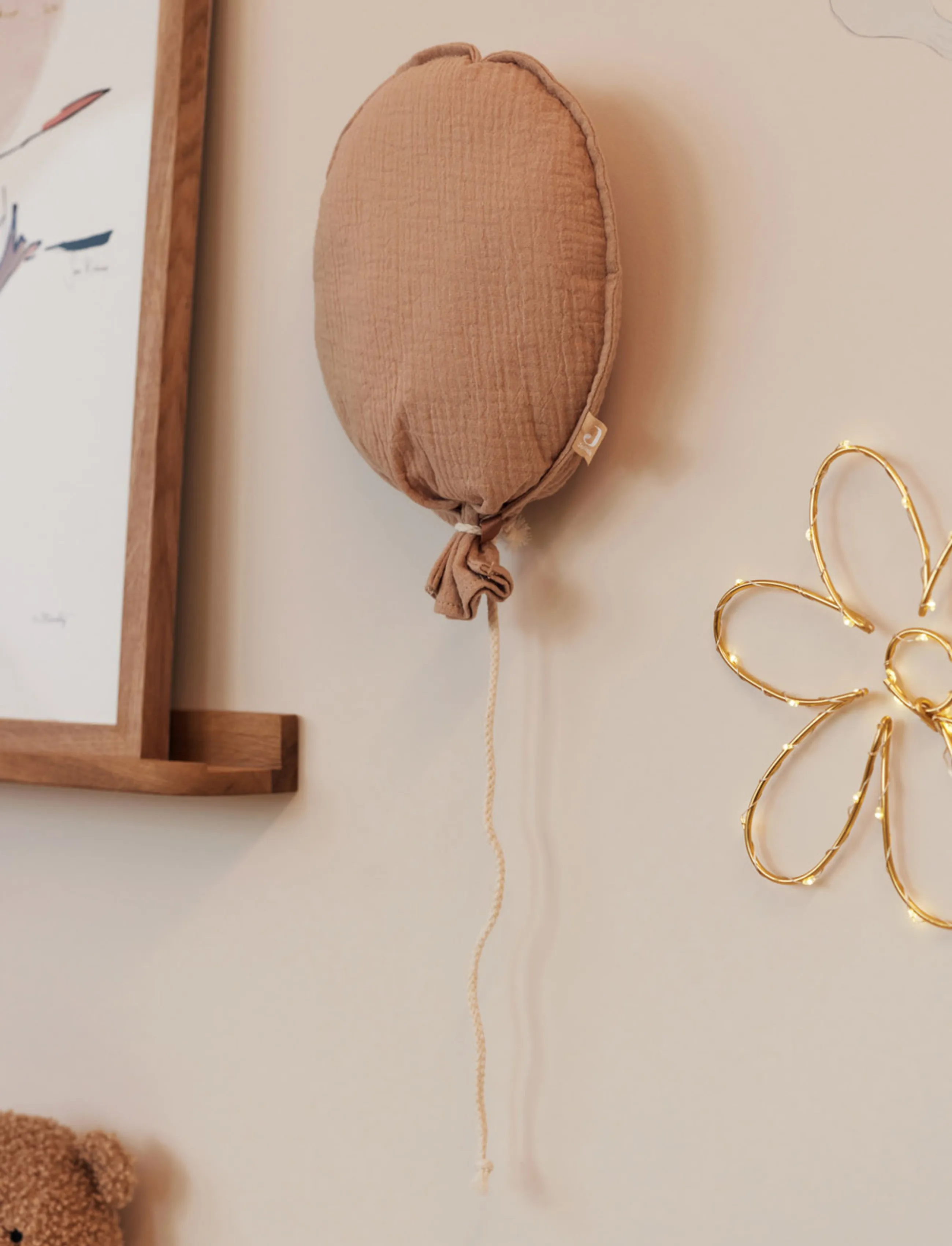 Jollein Ballon - Party Collection, 30X25, Beige, Indretning Til Børn > Puder, Børn
