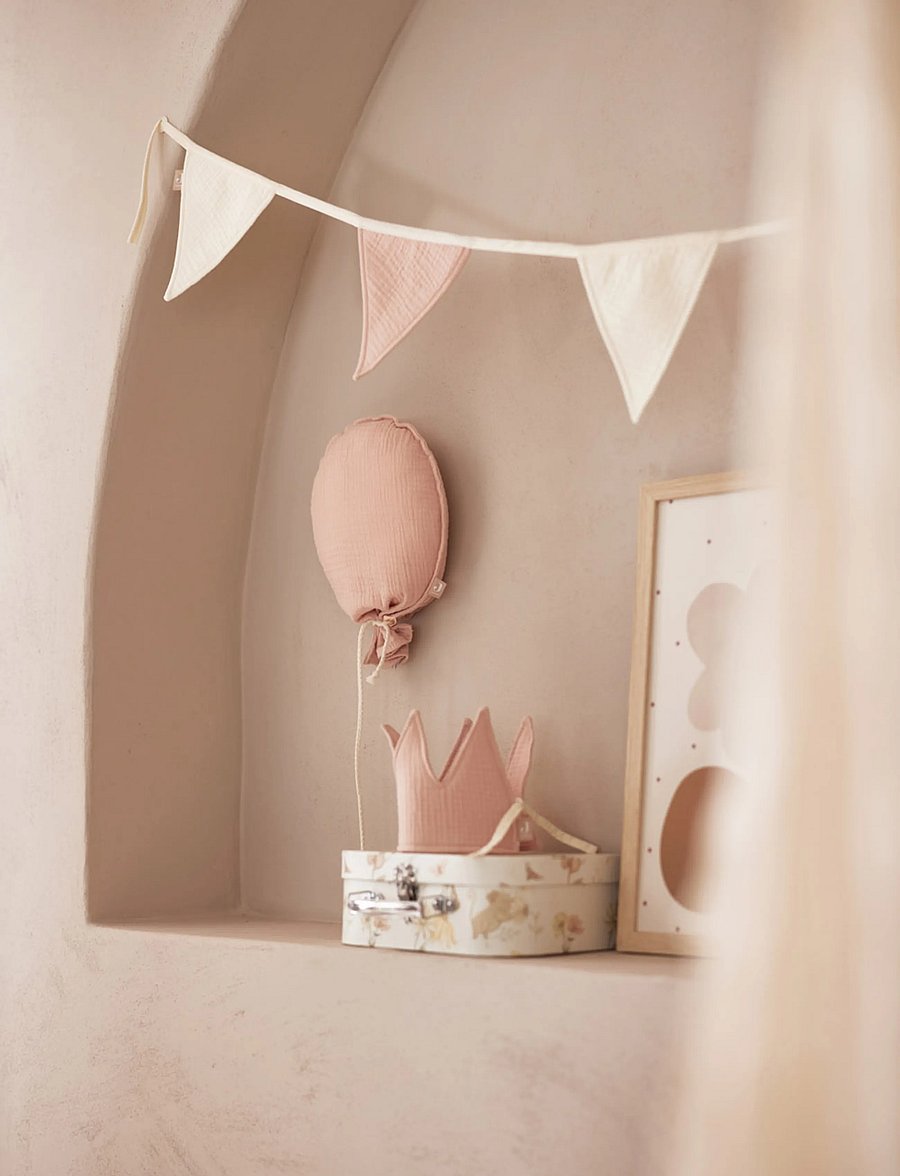 Jollein - Ballon - Party Collection - prydnadskuddar - wild rose - 0