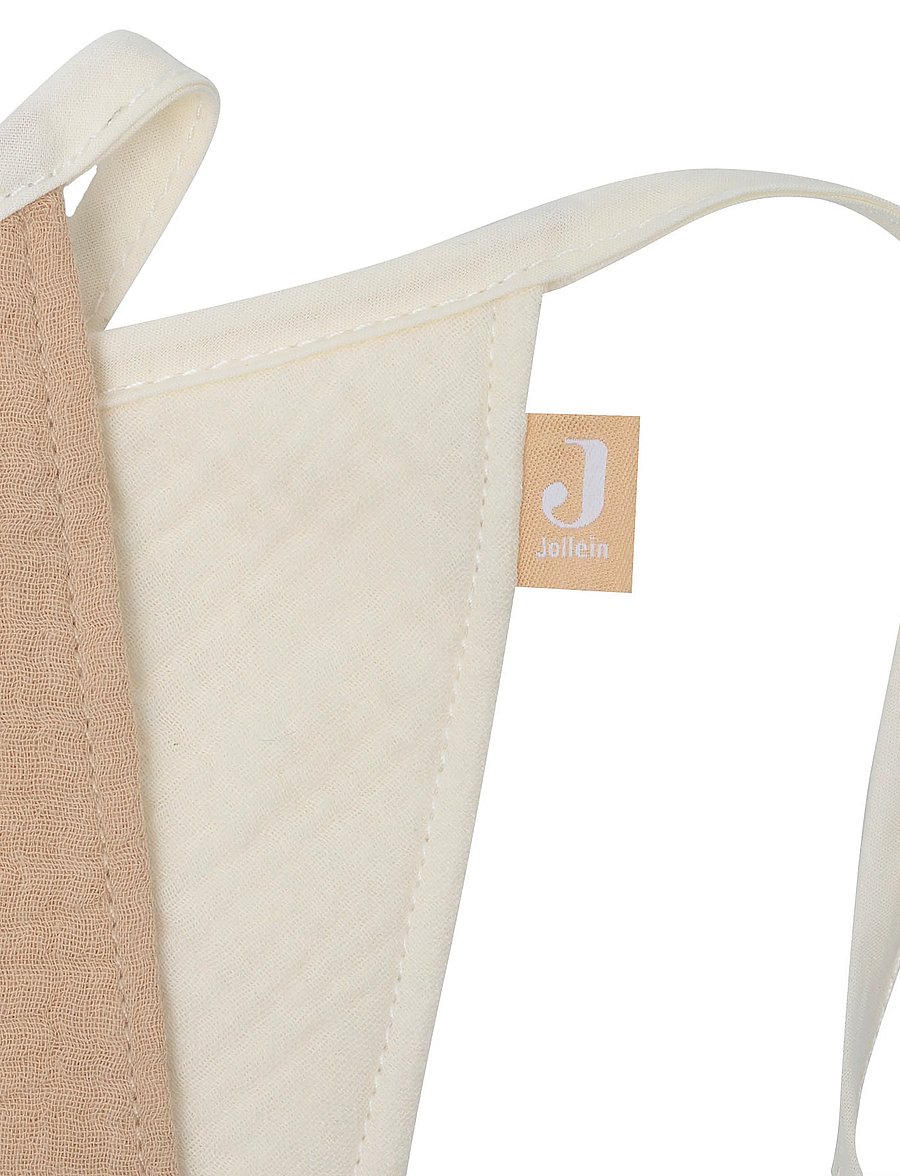 Jollein - Flag line - Muslin - wand-deko - biscuit - 3