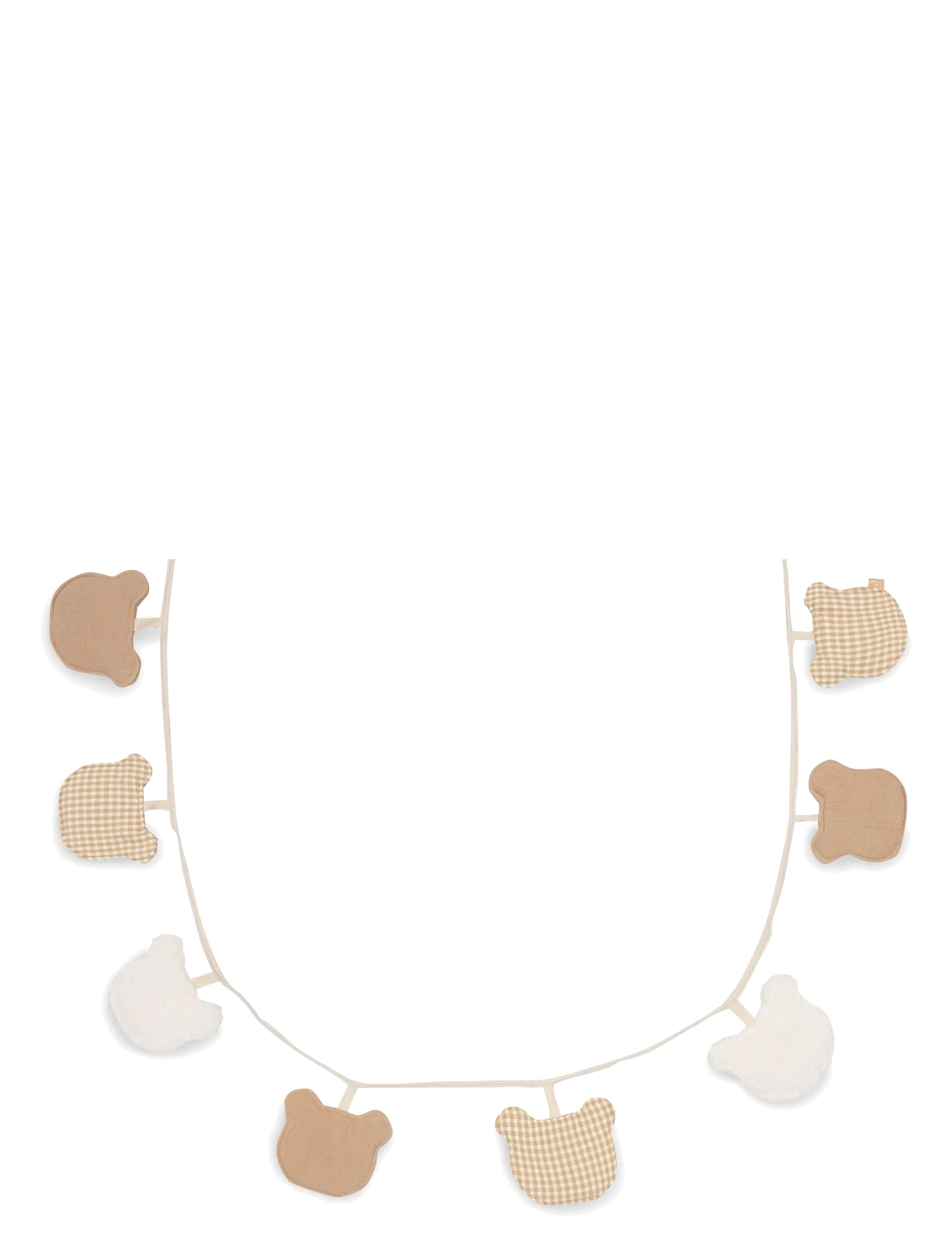 Jollein Flag line - Muslin - Jollein - TEDDY BEAR / brown