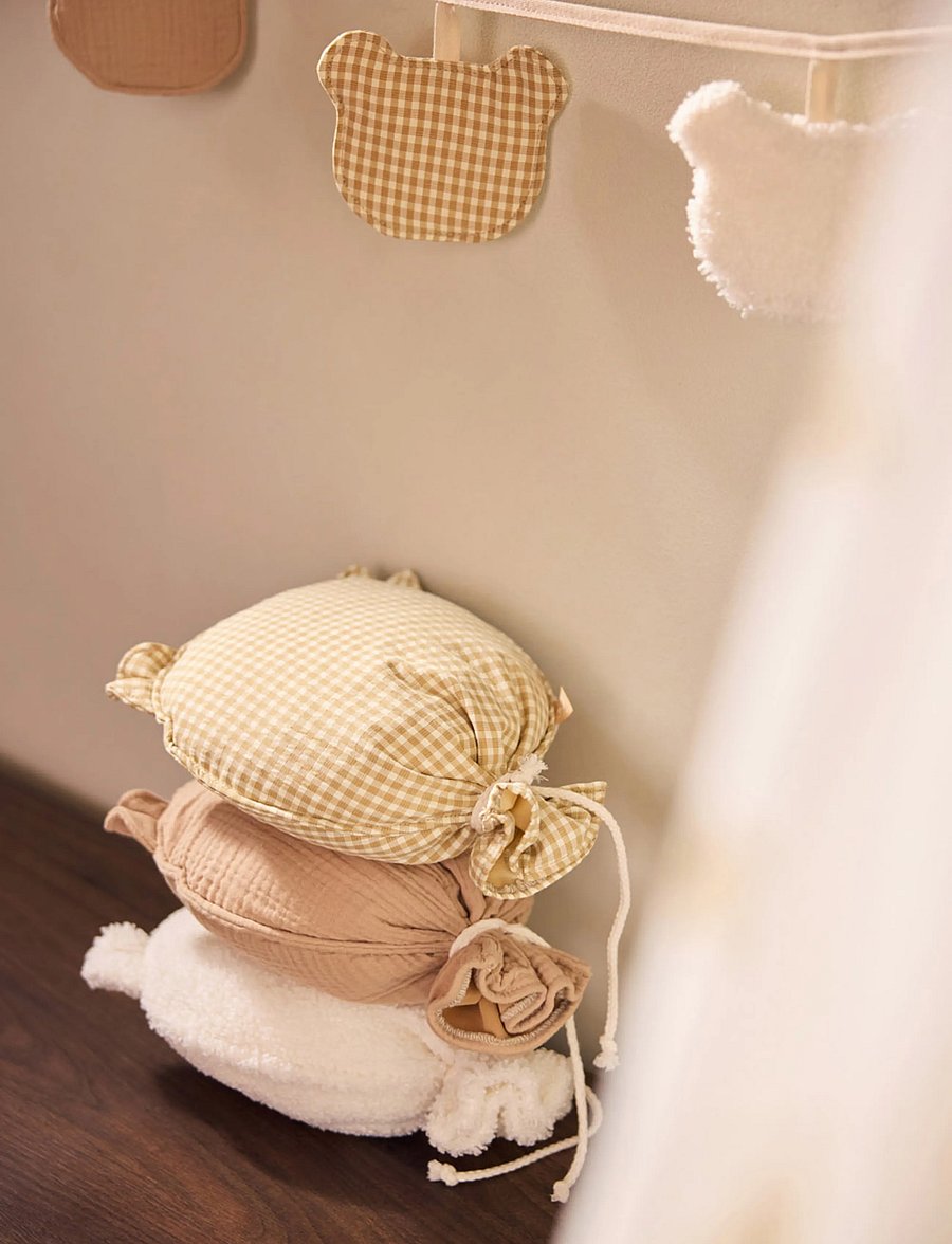 Jollein - Flag line - Muslin - seinakaunistused - teddy bear - 0