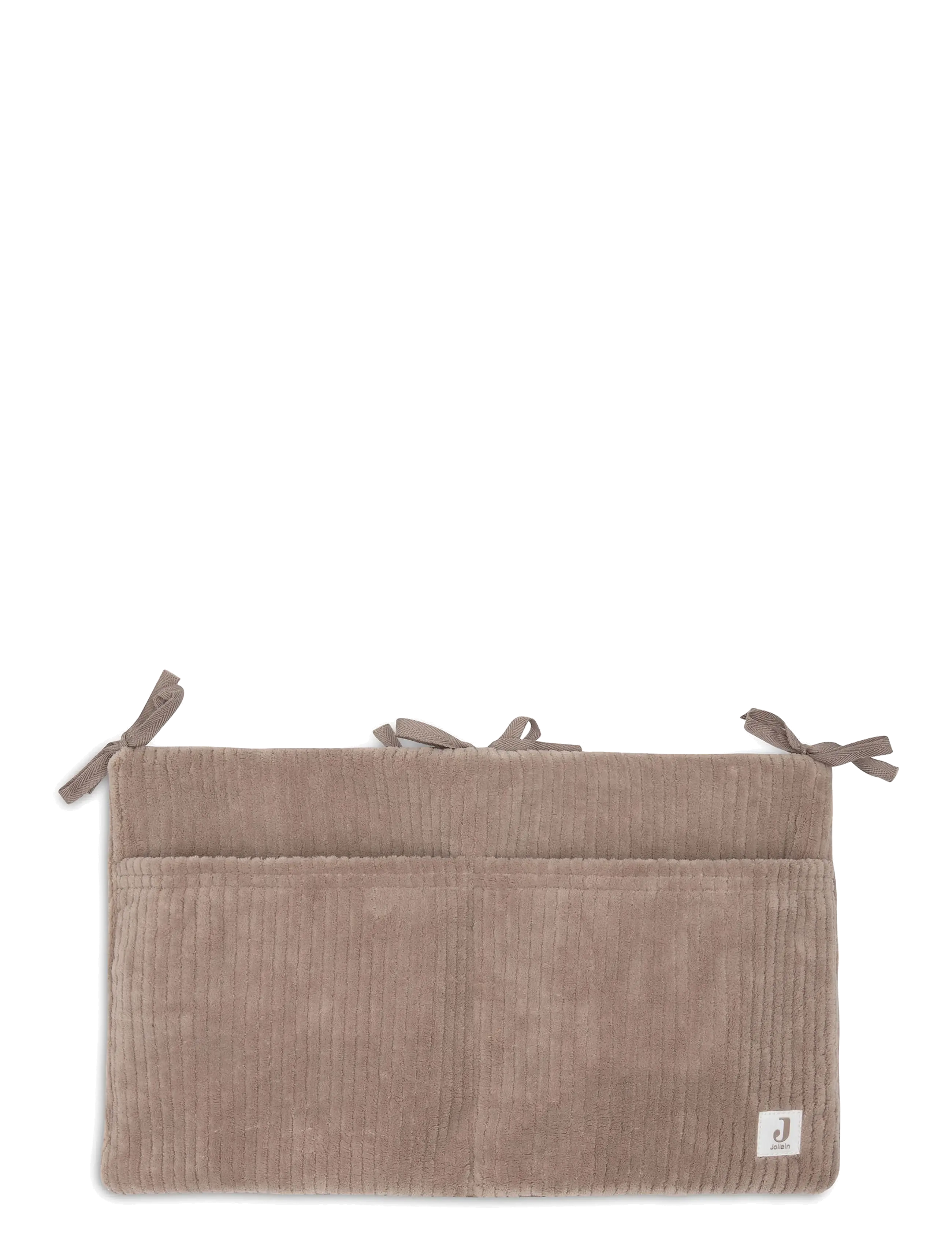 Jollein Playpen Storage Bag Organizer - Cloudy Rib - Jollein - MILKY COFFEE / brown