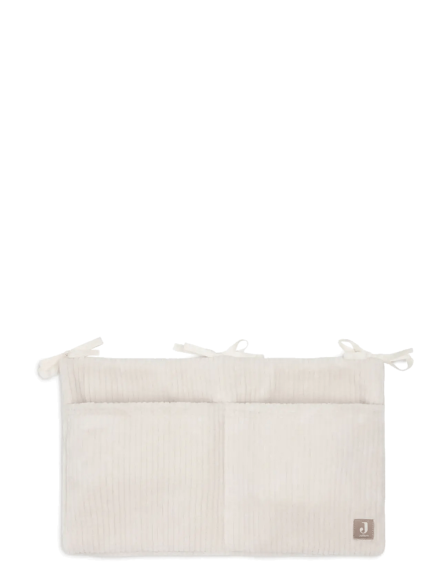 Jollein - Playpen Storage Bag Organizer - Cloudy Rib - kinderbettorganizer - oatmeal - 0