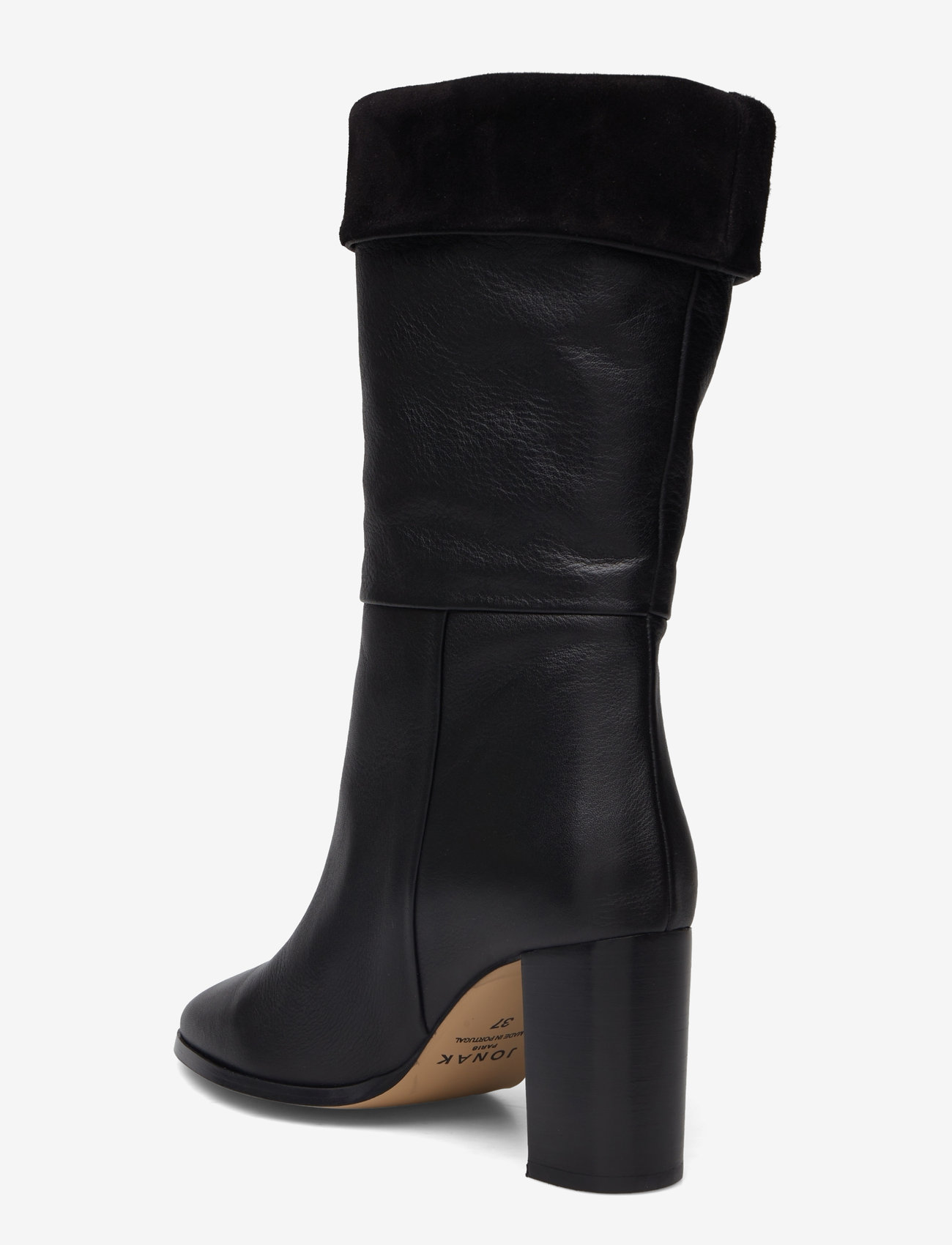 Jonak Paris - 088-VANNES CUIR/VELOURS - noir/noir - 3