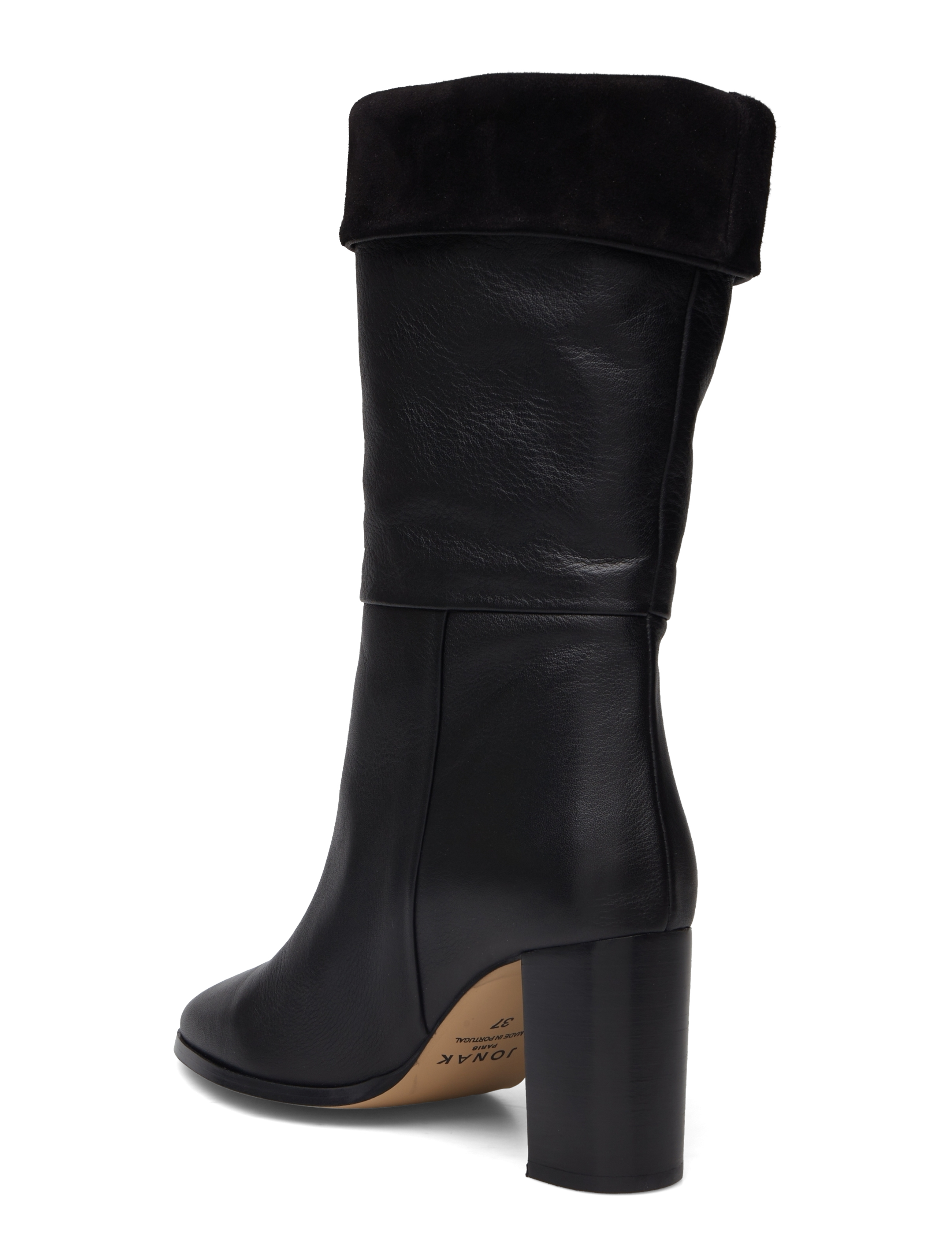 Jonak Paris - 088-VANNES CUIR/VELOURS - noir/noir - 3
