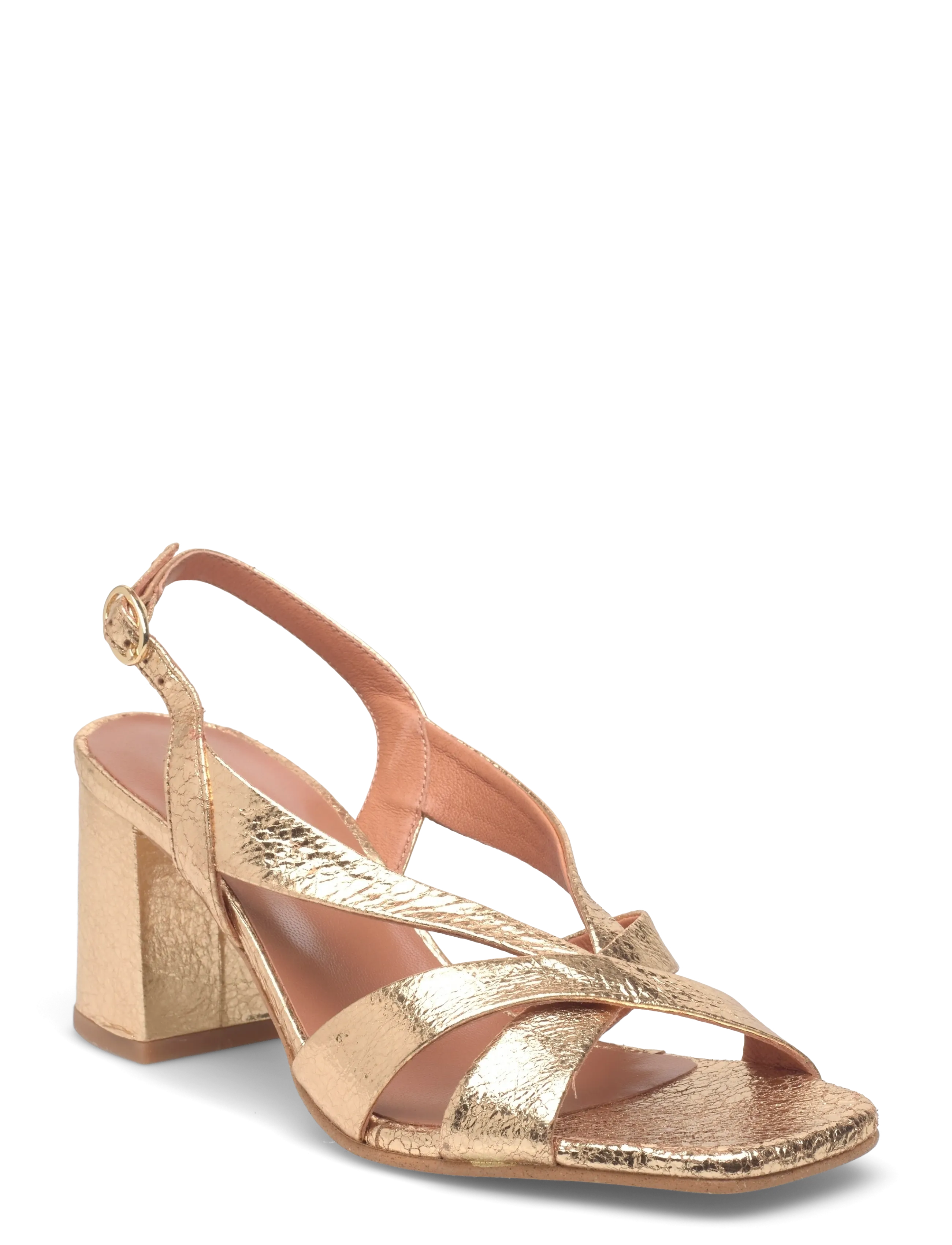 Jonak Paris 088-Vanity Cuir Craquele, 41, Gold, Hæle > Sandaler Med Hæl, Dame