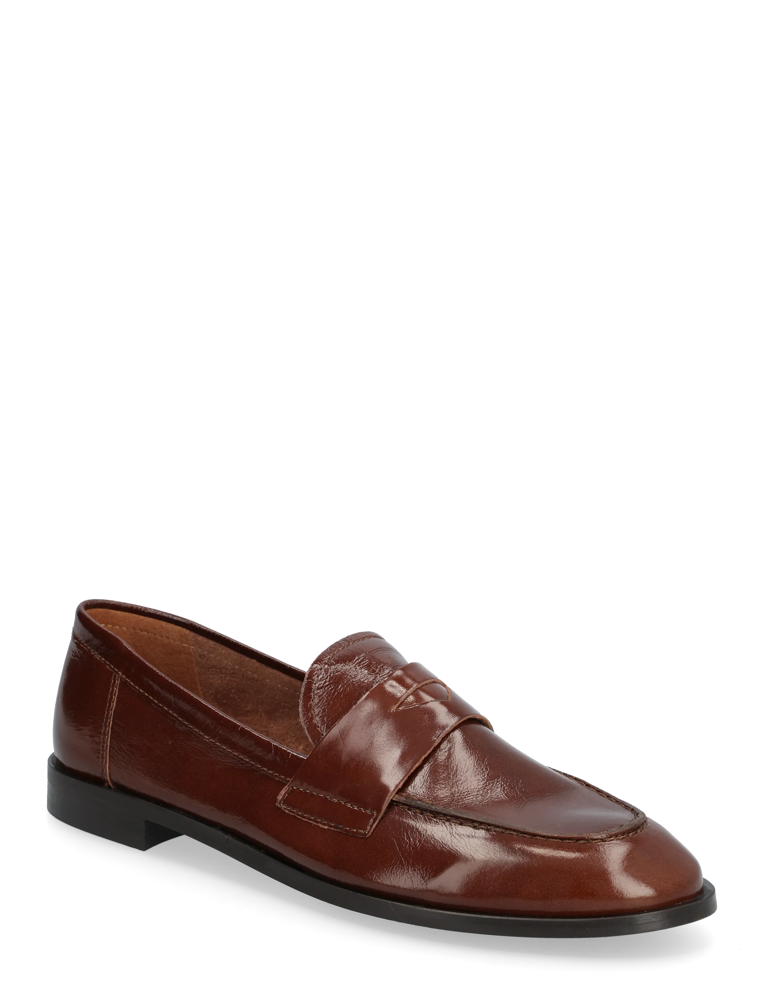 Jonak Paris 264-Thelma Cuir Brillant, 36, Brown, Loafers > Flat Loafers, Dame