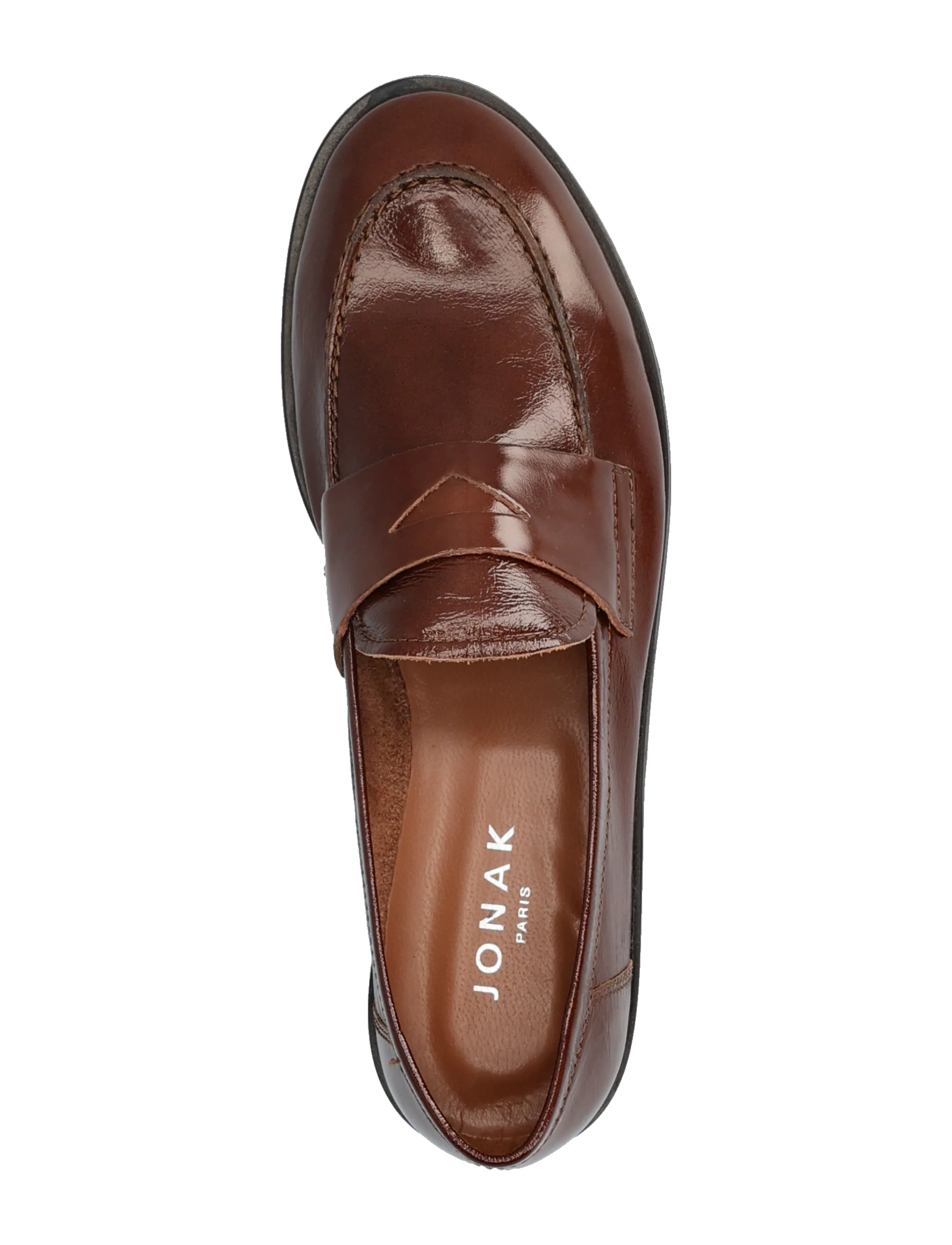 Jonak Paris - 264-THELMA CUIR BRILLANT - modetrender - marron - 3