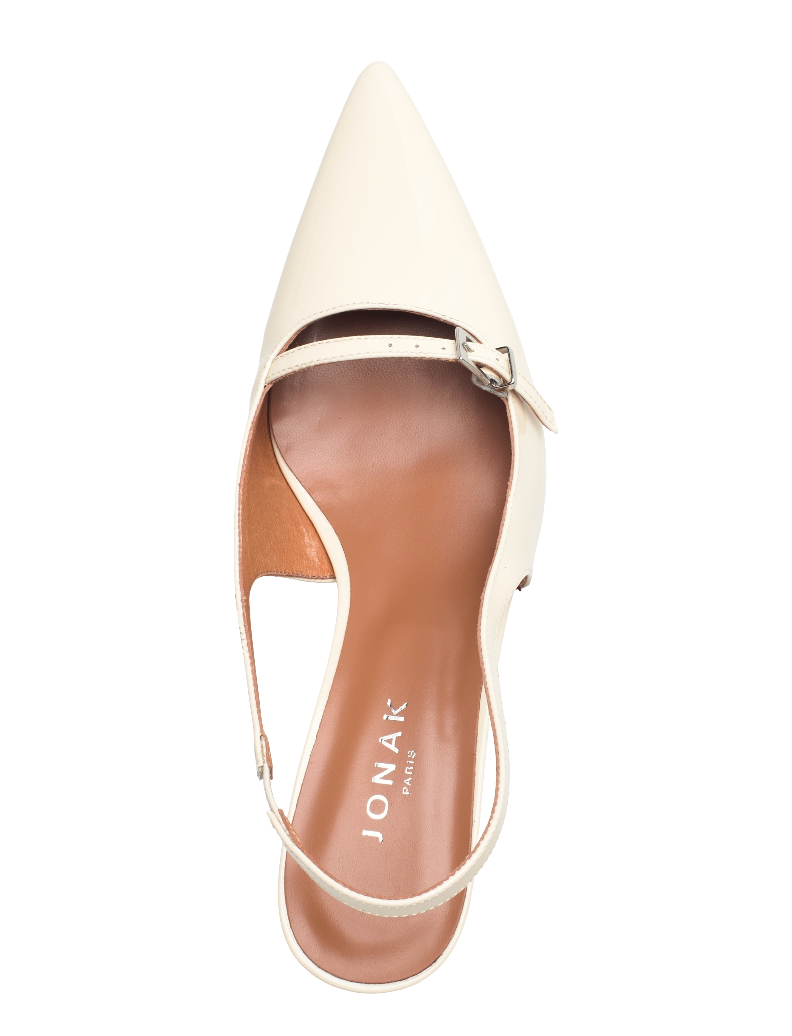 Jonak Paris - 264-DAMOISELLE VERNIS - slingbacks mit absatz - ecru - 3