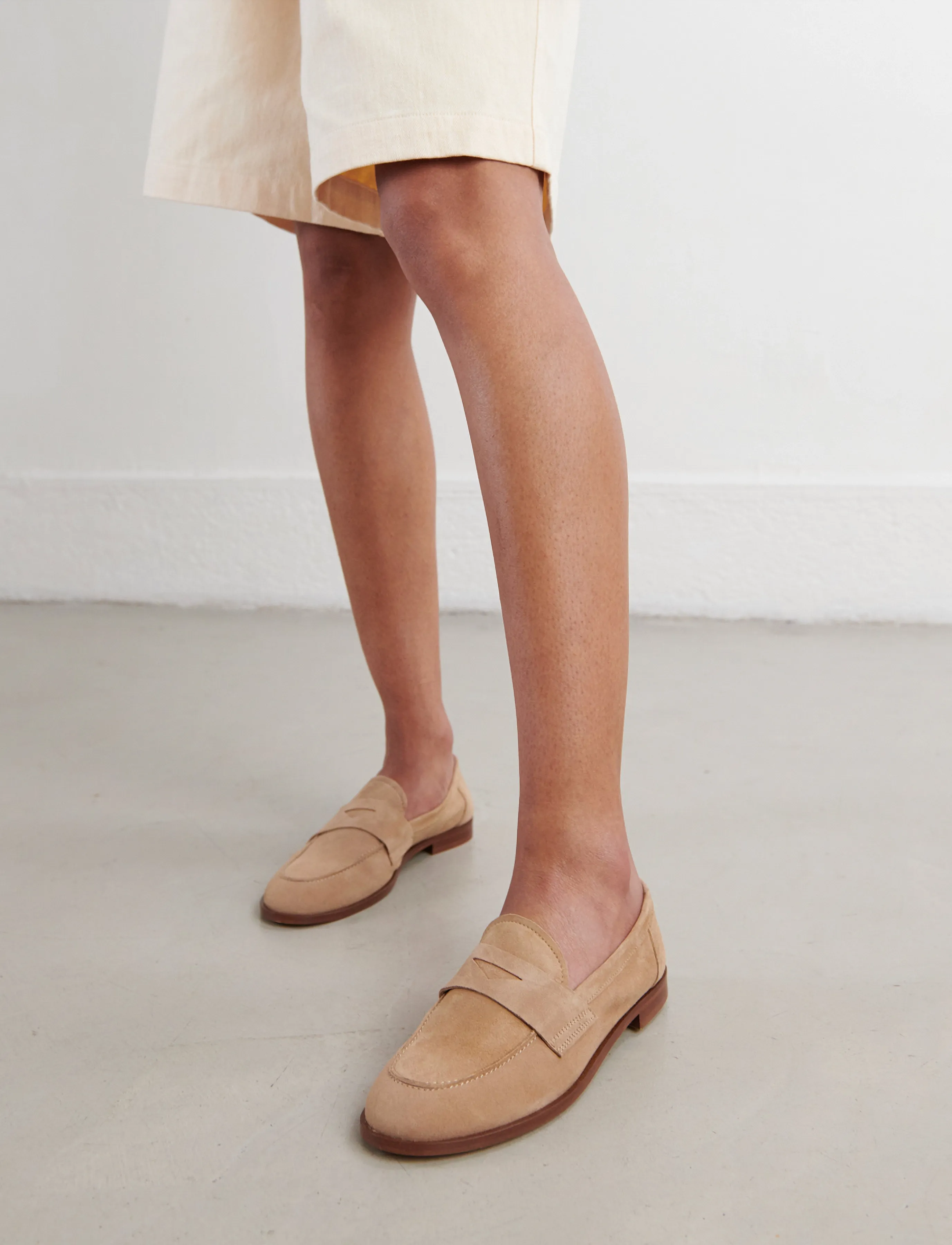 Jonak Paris 264-Thelma Velours, Damen, Penny Loafer, Braun, Gr.41