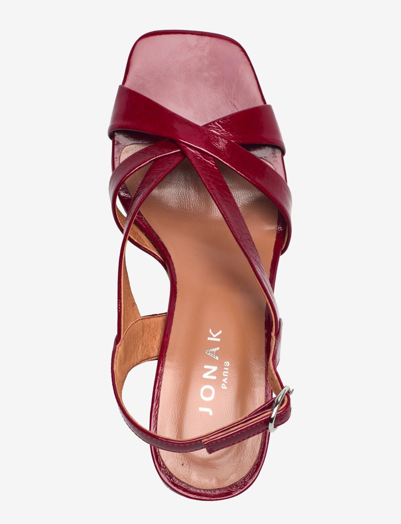 Jonak Paris - 088-VANITY CUIR BRILLANT - sandaletit - rouge carmin - 4