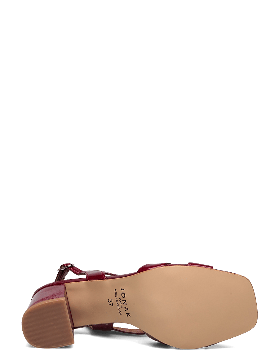 Jonak Paris - 088-VANITY CUIR BRILLANT - sandaletten - rouge carmin - 5