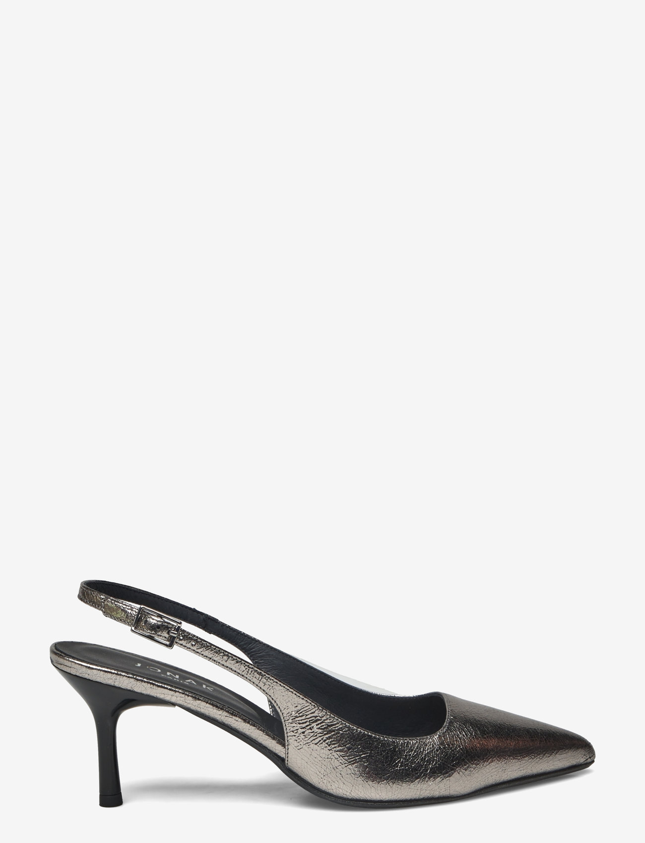 Jonak Paris - 264-DIAMANTUS CUIR METALLISE - högklackade slingbacks - argent foncÉ - 2