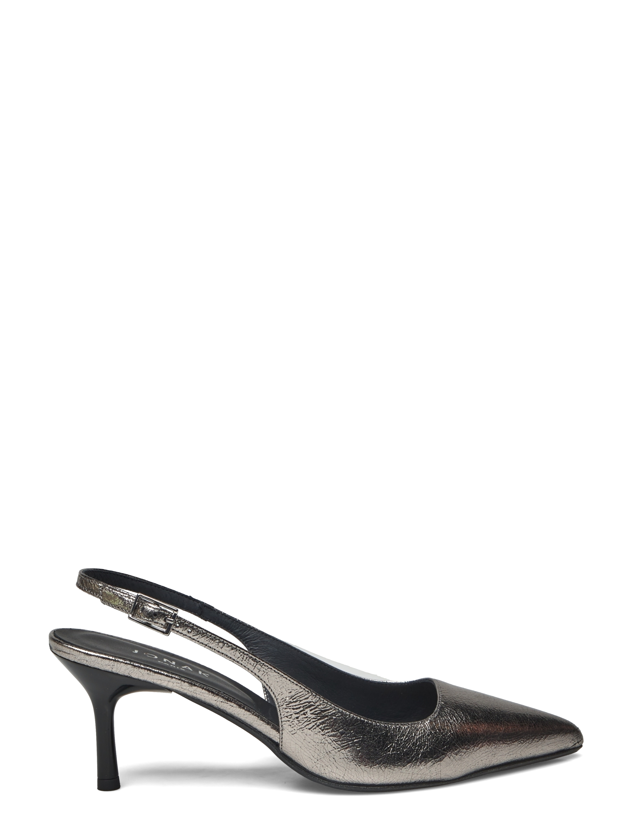 Jonak Paris - 264-DIAMANTUS CUIR METALLISE - augstpapēžu sandales ar atvērtu papēdi - argent foncÉ - 2