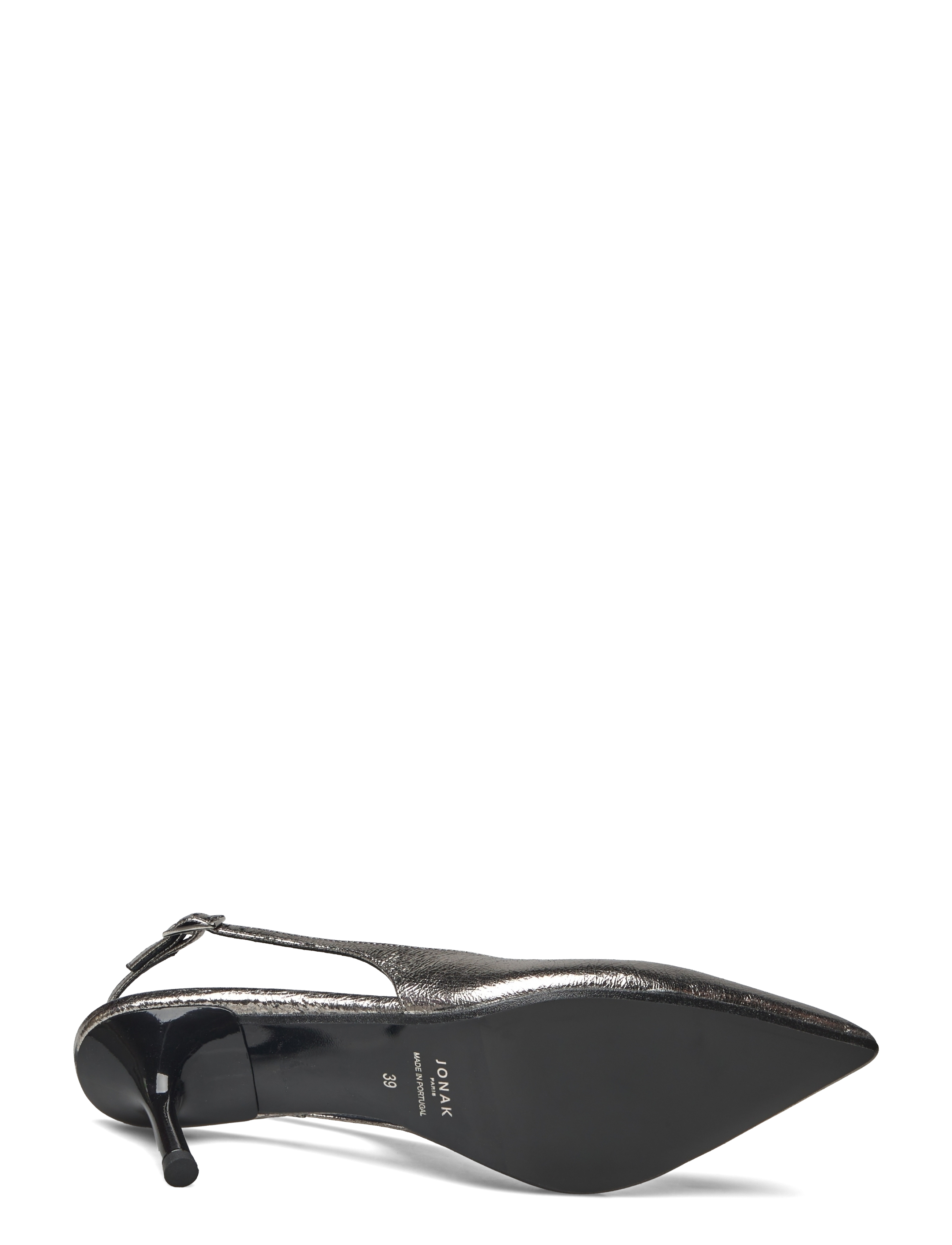 Jonak Paris - 264-DIAMANTUS CUIR METALLISE - augstpapēžu sandales ar atvērtu papēdi - argent foncÉ - 5