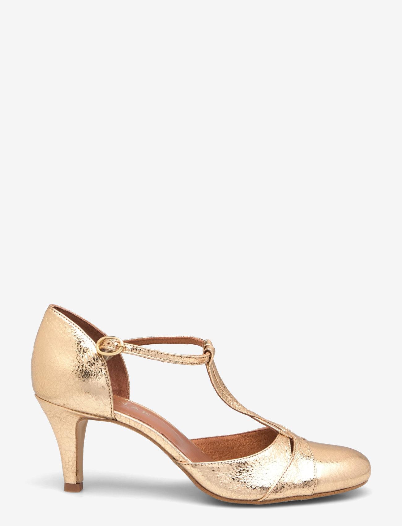 Jonak Paris - 088-VERMEIL CUIR CRAQUELE - lahtised kontsakingad - or - 1