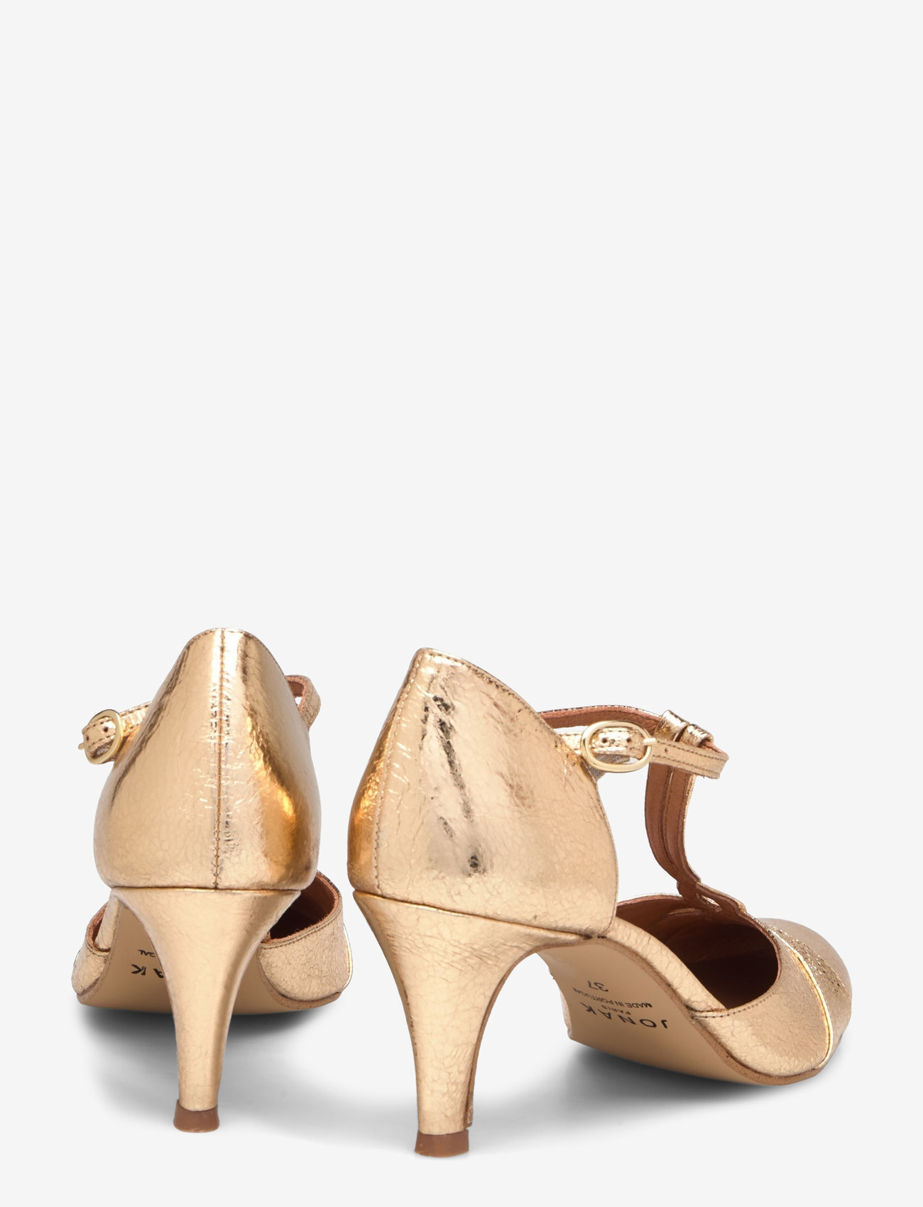 Jonak Paris - 088-VERMEIL CUIR CRAQUELE - lahtised kontsakingad - or - 4