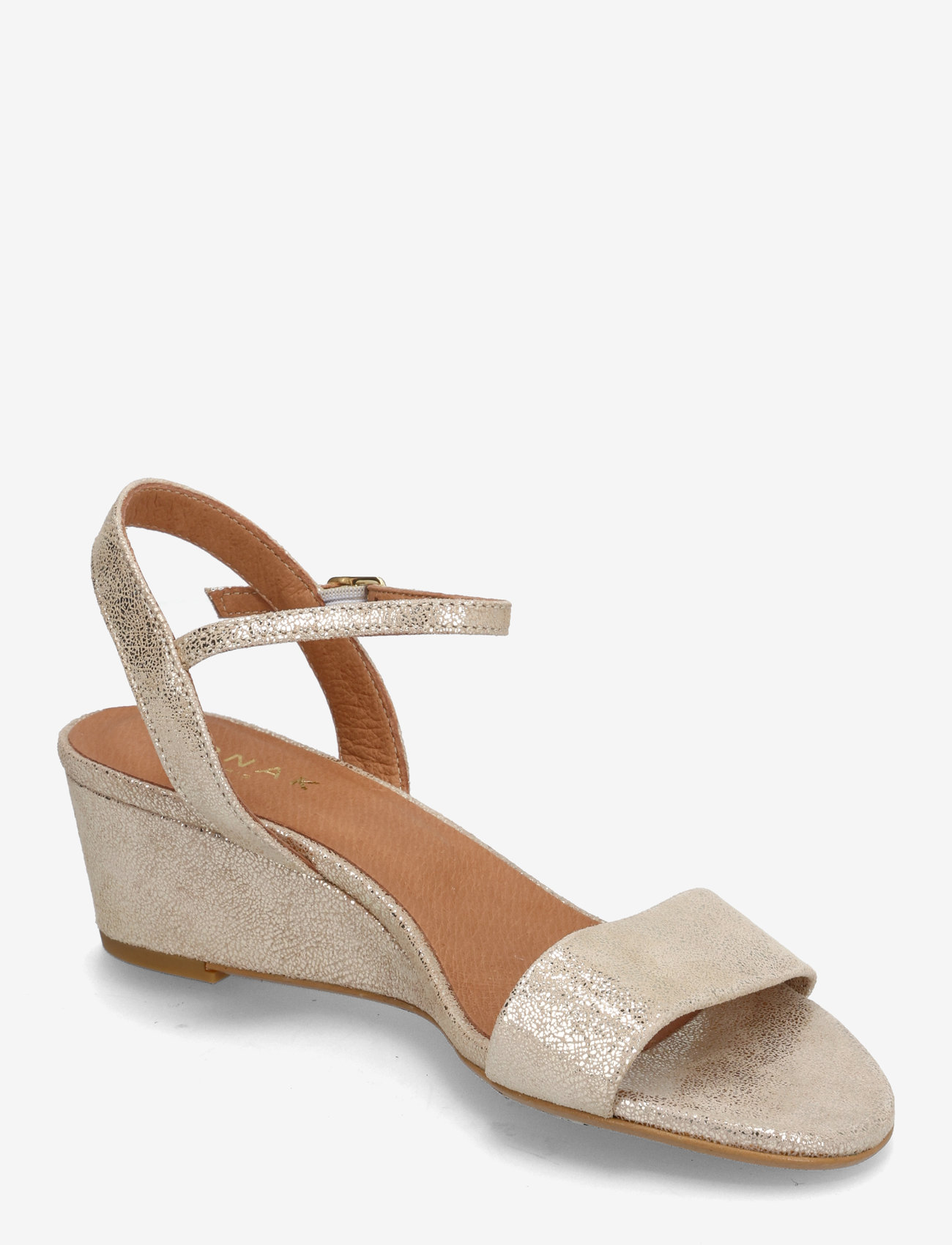 Jonak Paris - 225-AGRUME VELOURS LAMINE - sandaletten - platine - 1