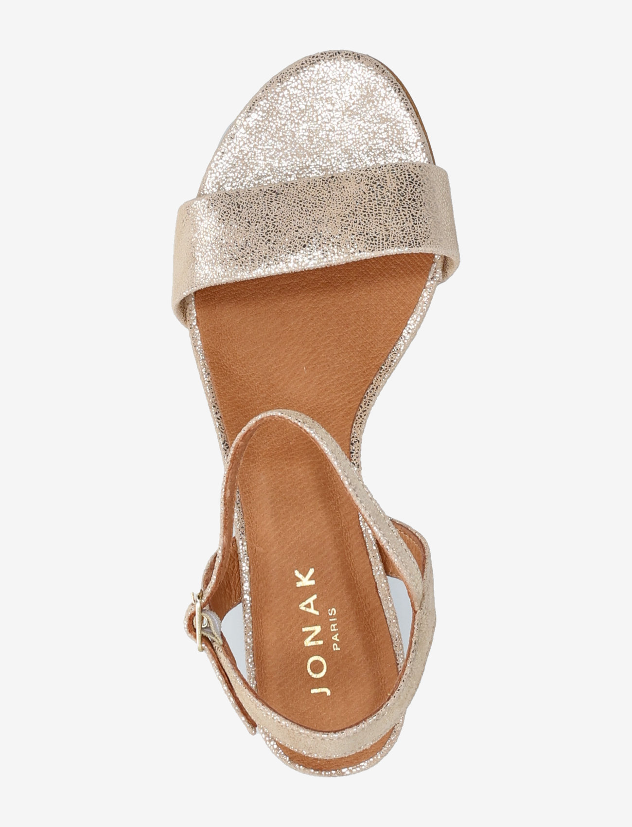 Jonak Paris - 225-AGRUME VELOURS LAMINE - sandaletten - platine - 4
