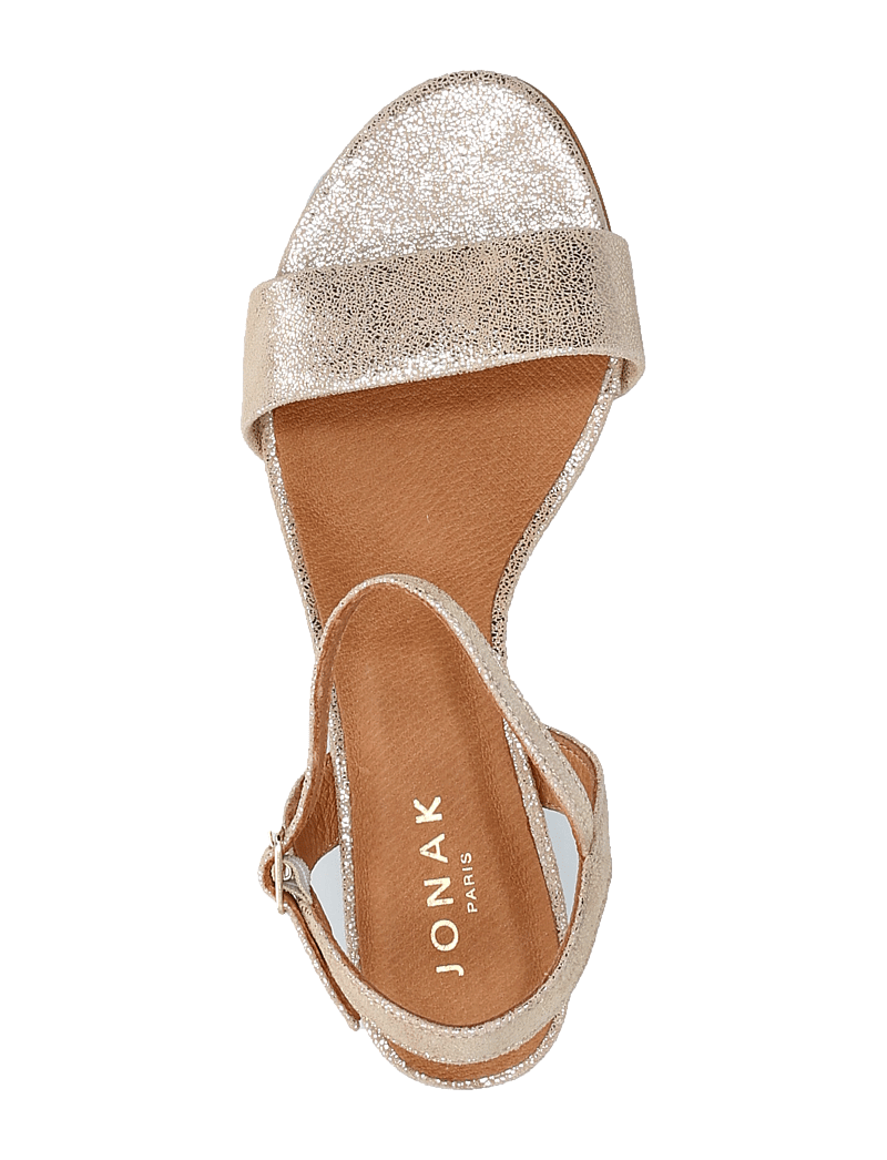 Jonak Paris - 225-AGRUME VELOURS LAMINE - sandaletten - platine - 4