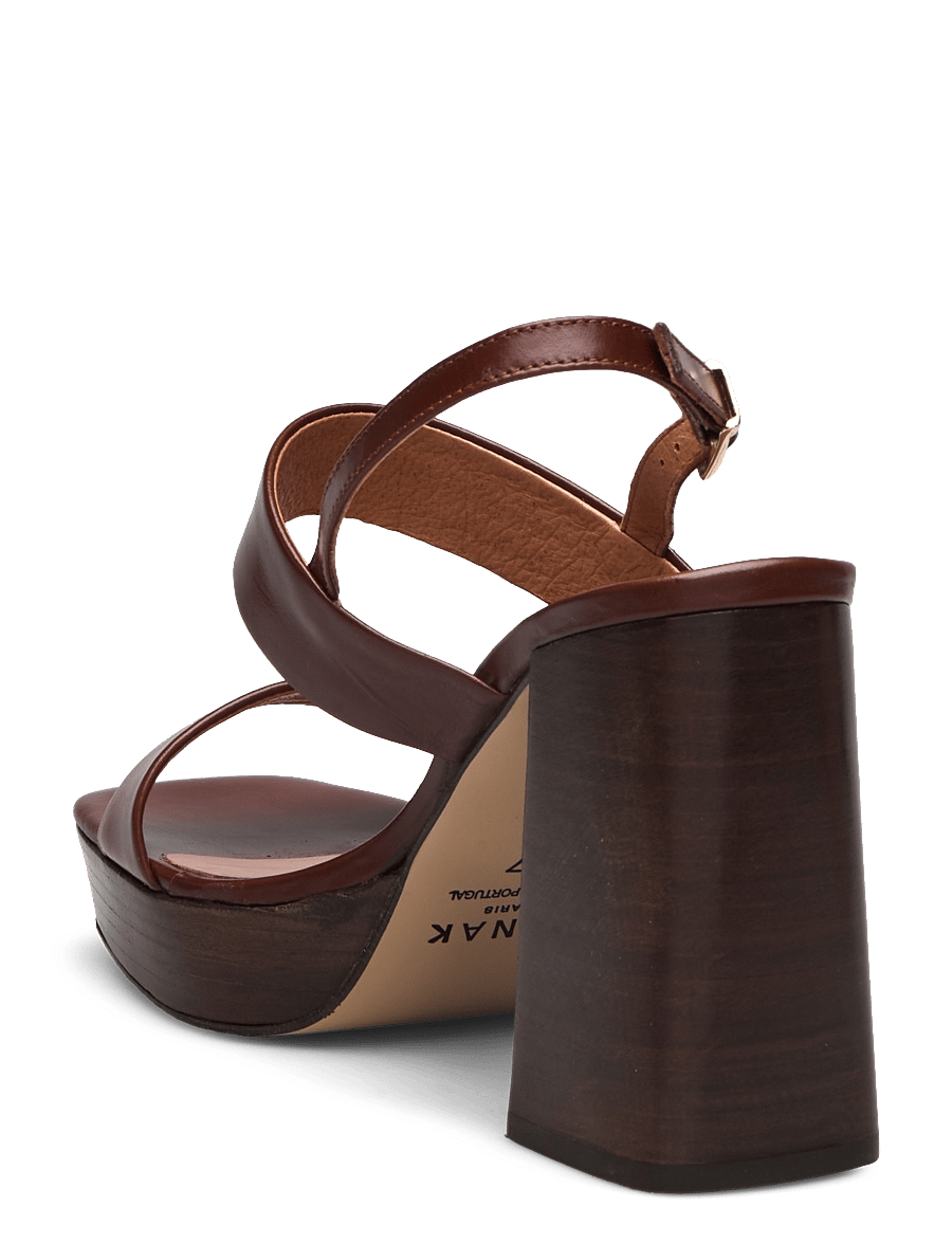 Jonak Paris - 088-VERDE CUIR - kontsaga sandaalid - marron - 2