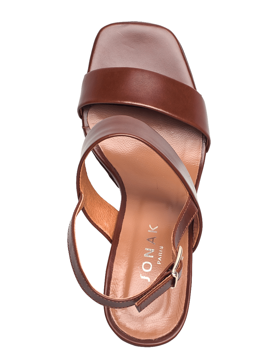 Jonak Paris - 088-VERDE CUIR - kontsaga sandaalid - marron - 3