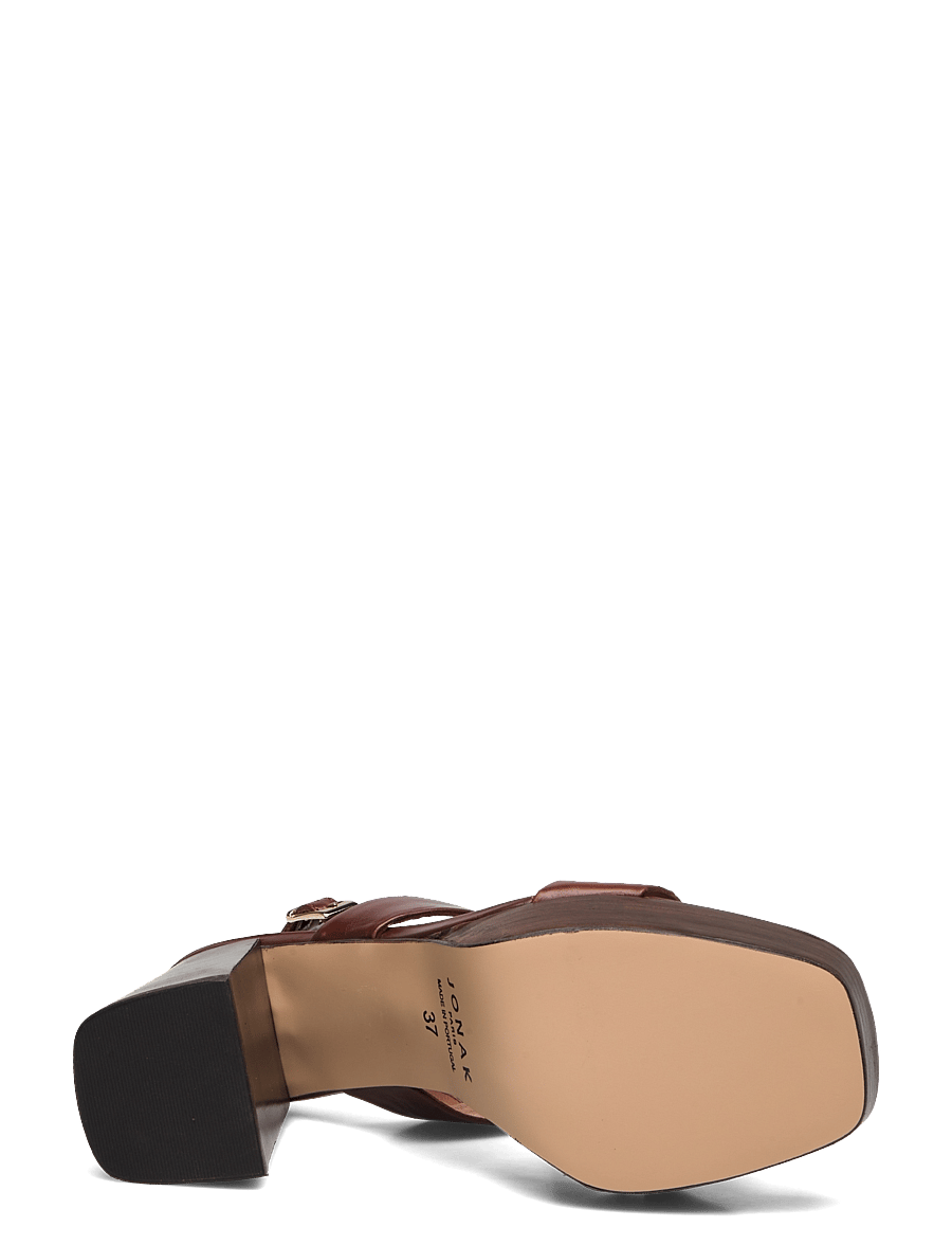 Jonak Paris - 088-VERDE CUIR - kontsaga sandaalid - marron - 4